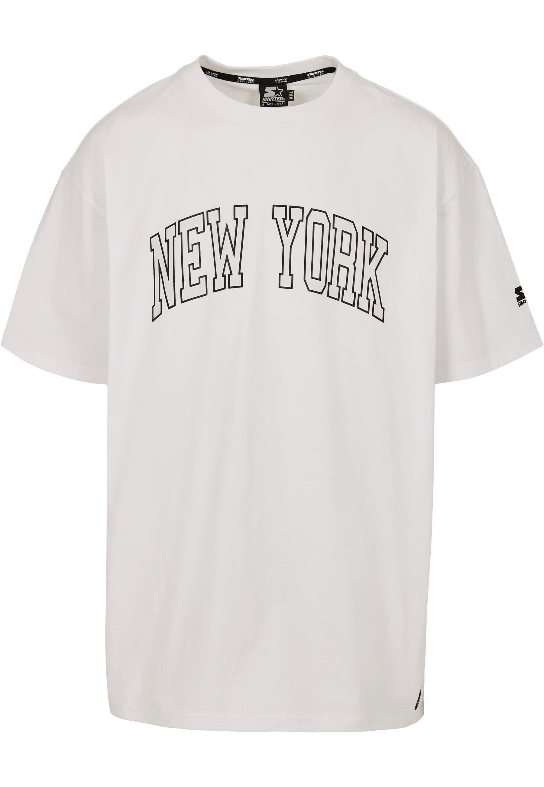 Herren Tee white Starter New T-Shirt Starter (1-tlg) York
