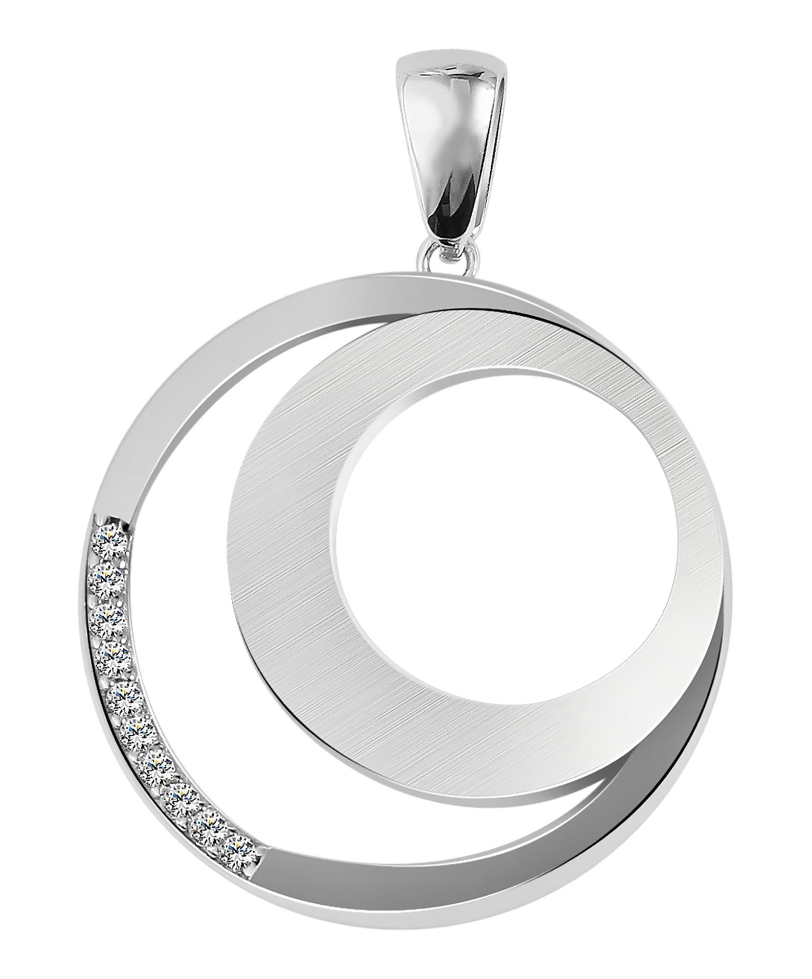 Kettenanhänger Anhänger aus 925 Silber mit Zirkonia