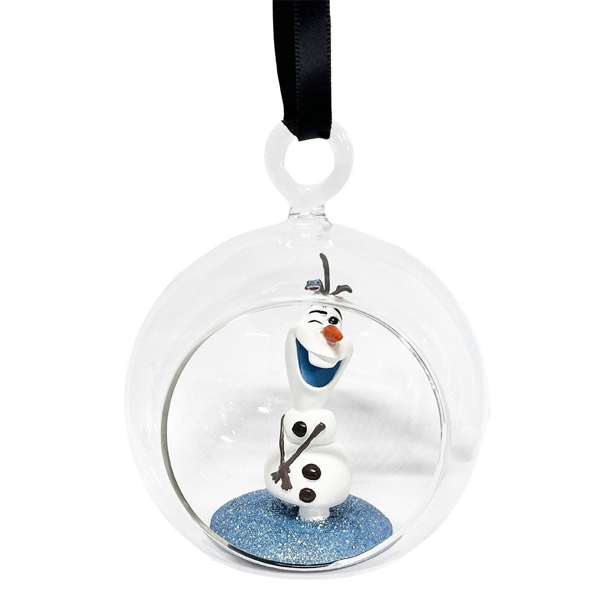 Disney Christbaumschmuck Weihnachtskugel Olaf 3D-Figur, 11 × 10 × 9 cm