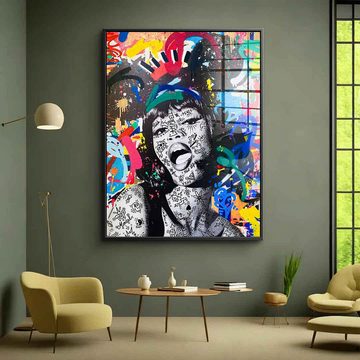 DOTCOMCANVAS® Acrylglasbild CAMPBELL SPIRIT - Acrylglas, Acrylglasbild CAMPBELL SPIRIT Pop Art hochkant Portrait