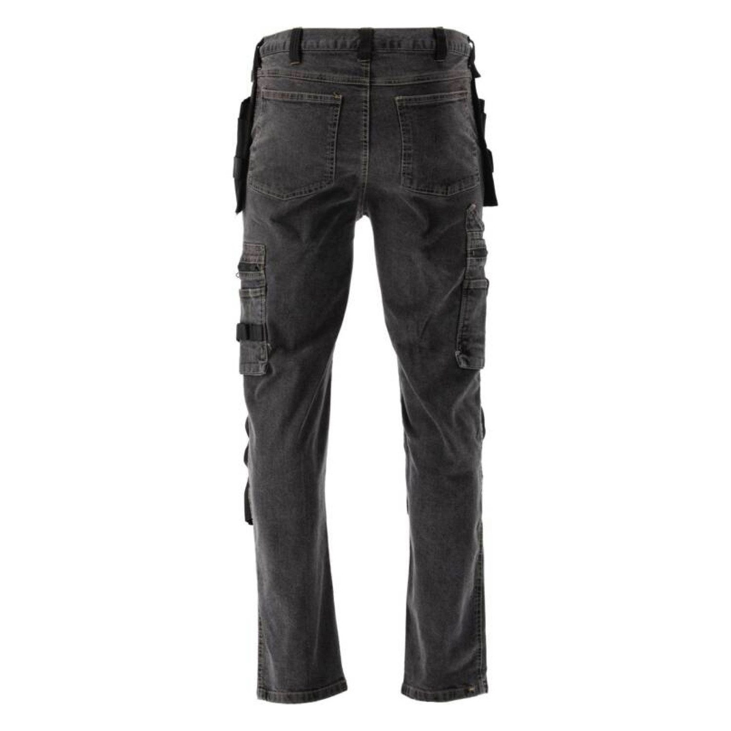 TRIZERATOP Arbeitshose Arbeitshose, Strech Jeans, grau/schwarz Gr. XL