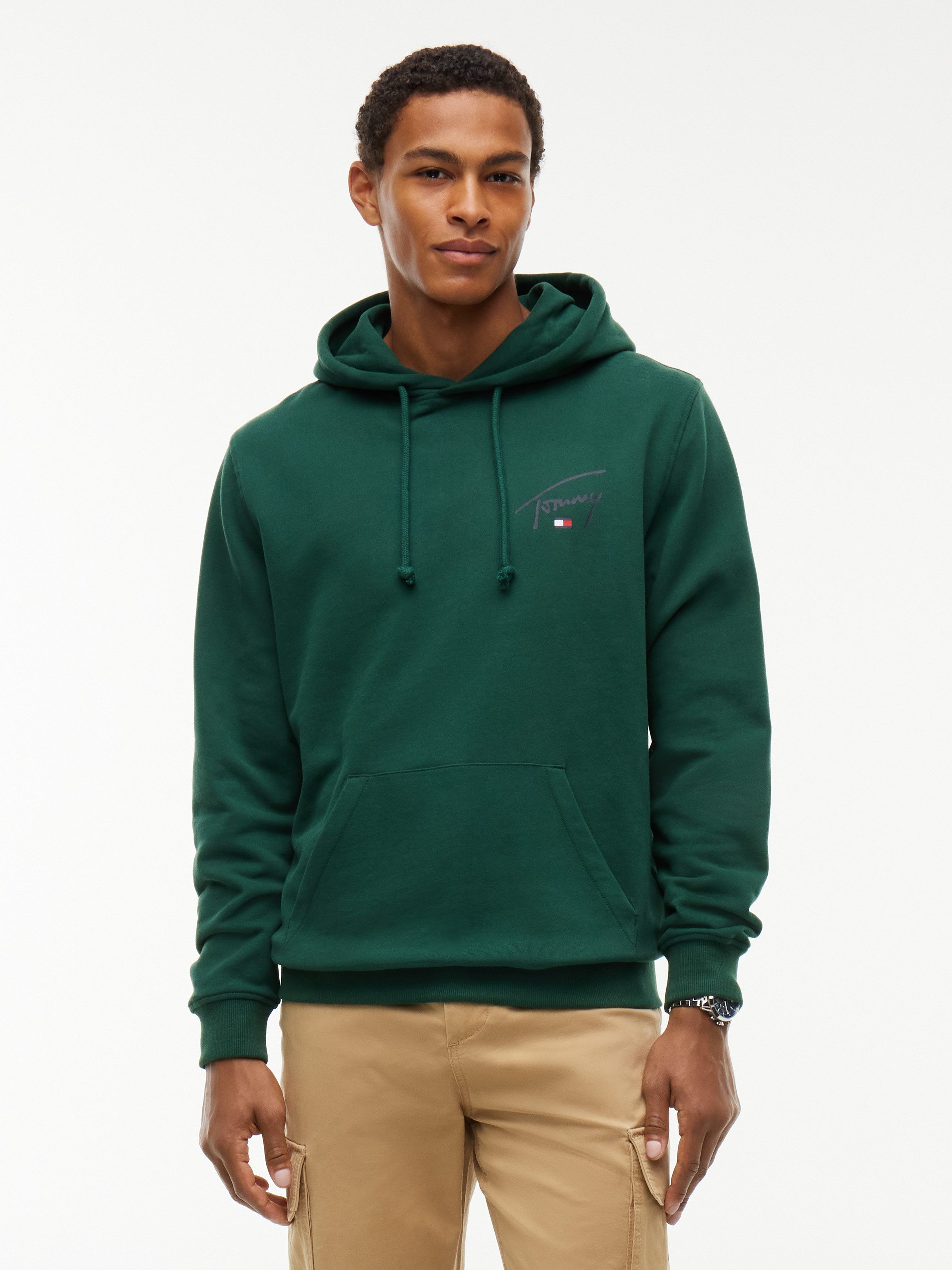 Tommy Jeans Kapuzensweatshirt REGULAR ENTRY SIGNATURE HOOD Regular fit mit Kapuze