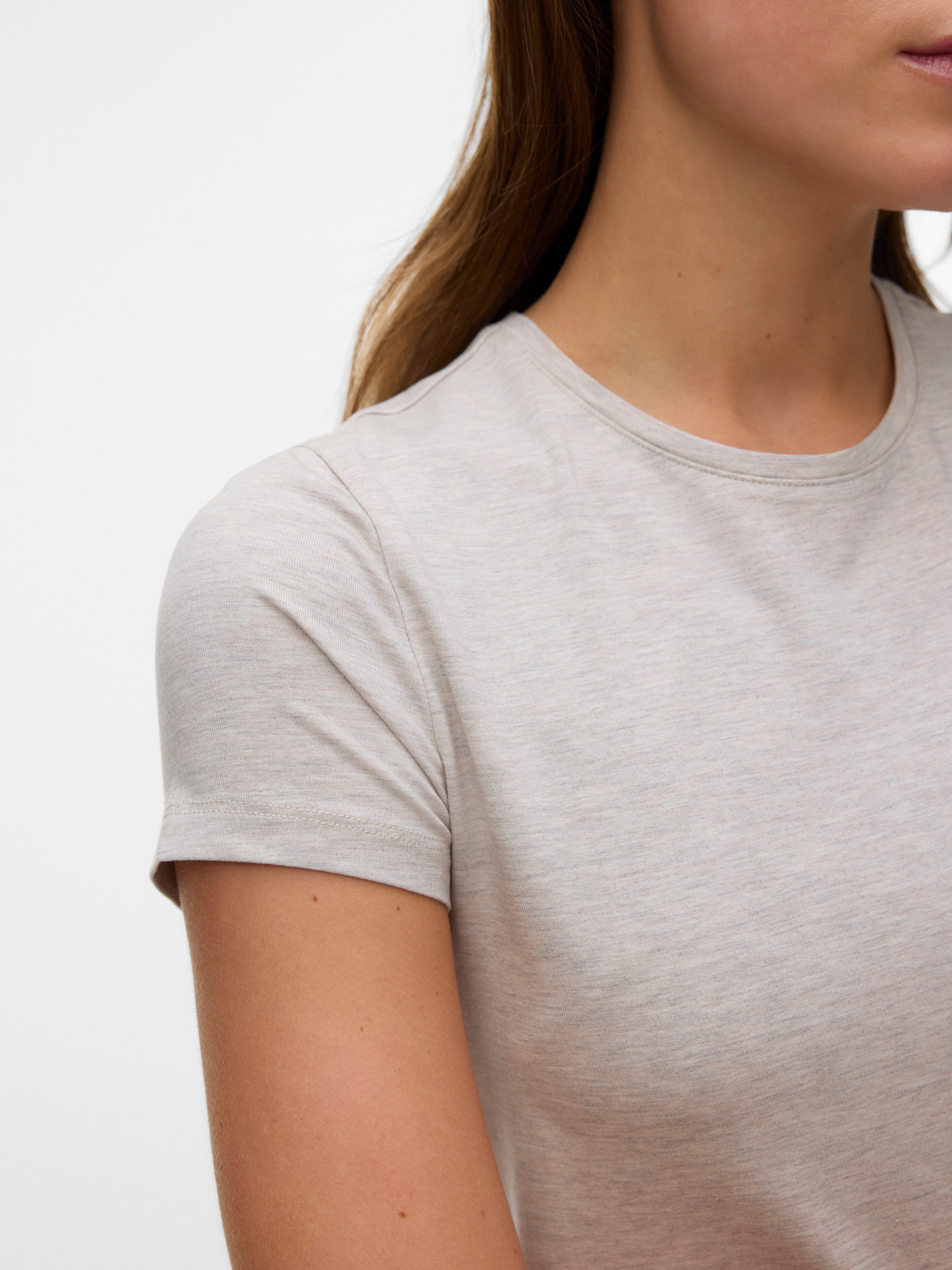 Vero Moda Kurzarmshirt VMKYLIE SHORT SS TOP JRS NOOS mit Stretch, Rundhals günstig online kaufen