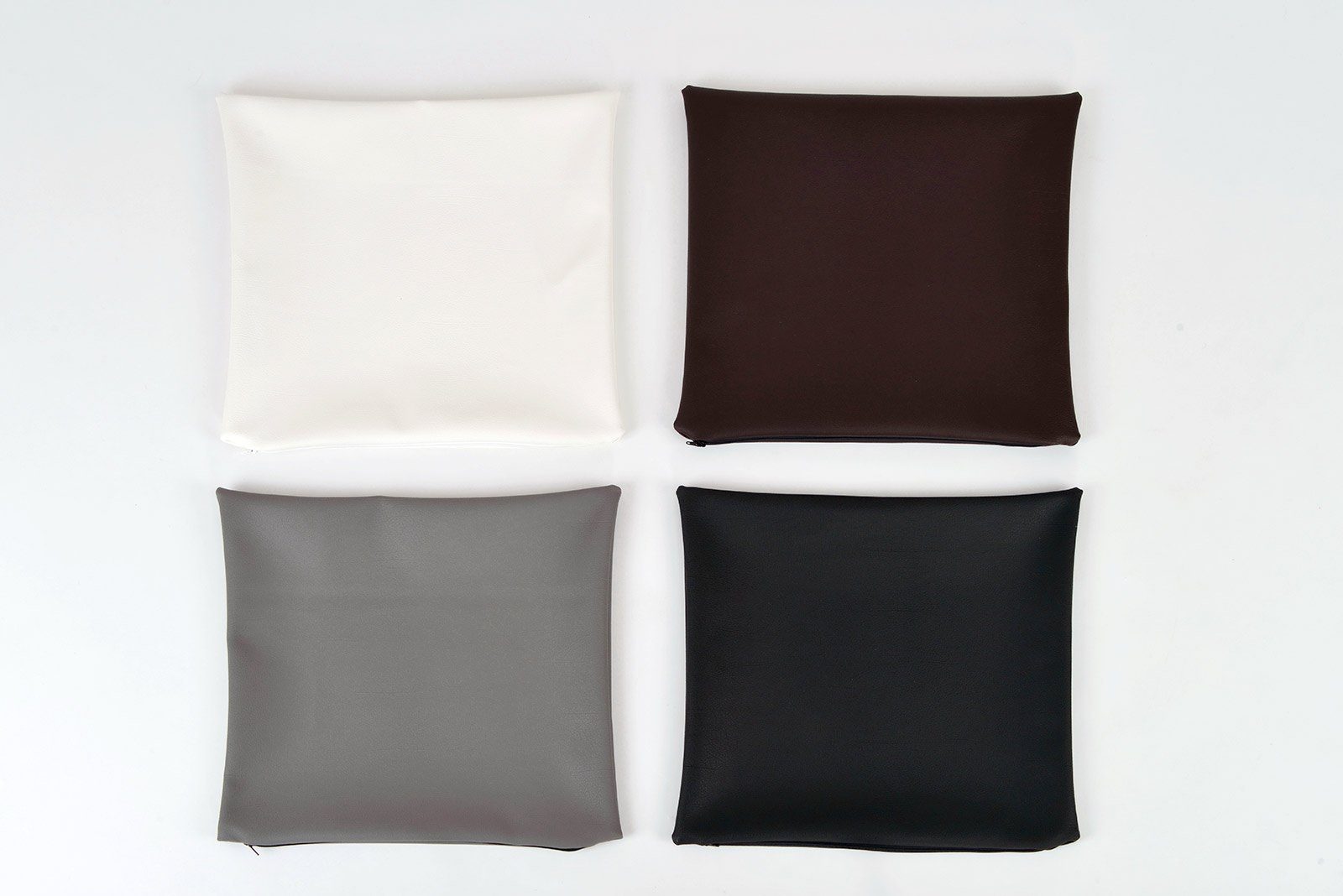 animal-design Kissenhülle, Kissenbezug braun schwarz, oder x grau 40 40 Kunstleder weiß, Kissenhülle cm
