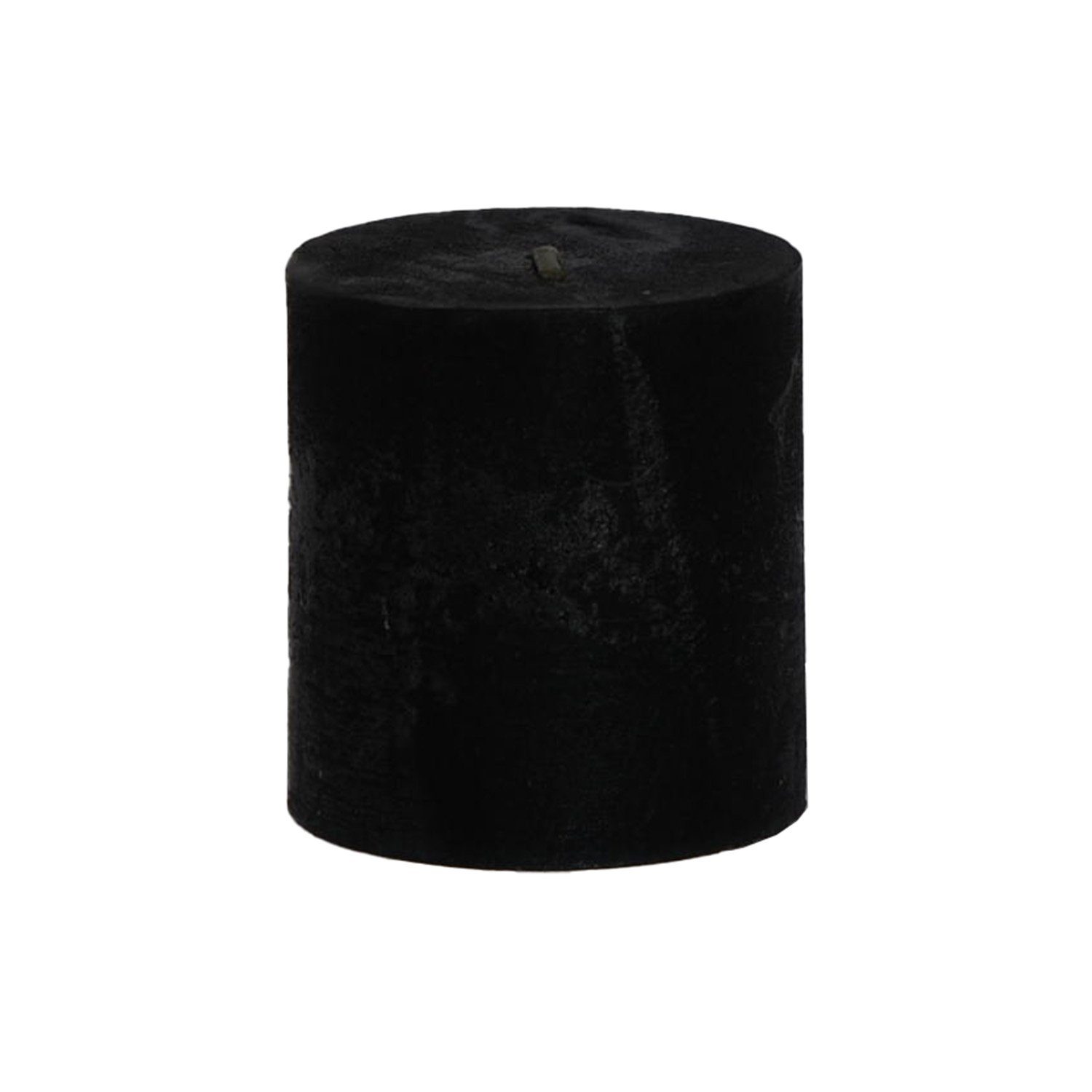 B&S Stumpenkerze Stumpenkerze durchgefärbt black 7,5 x Ø 7 cm (1-tlg)