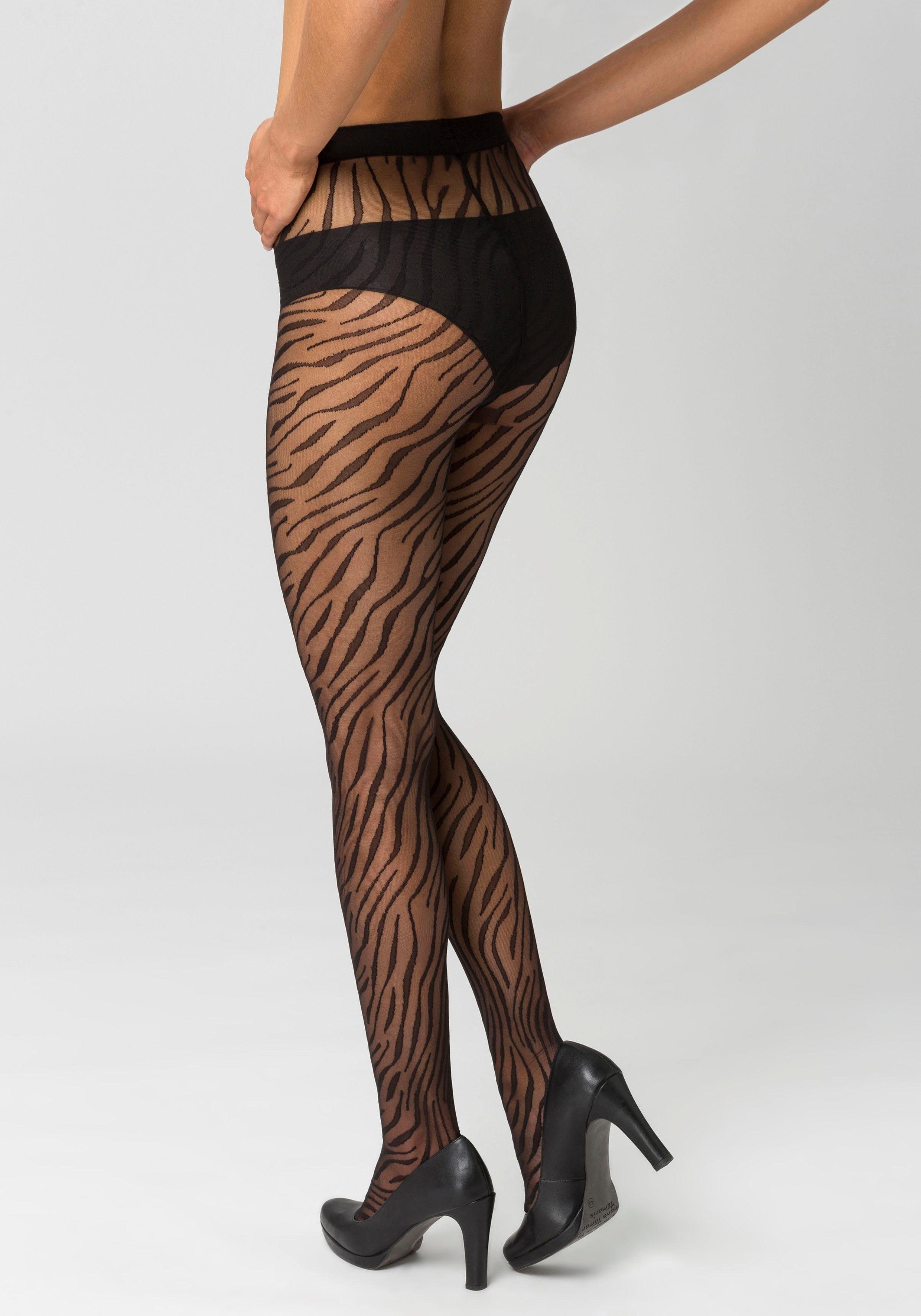 petite fleur gold Feinstrumpfhose 20 DEN mit animal Print – Bild 4 von 5