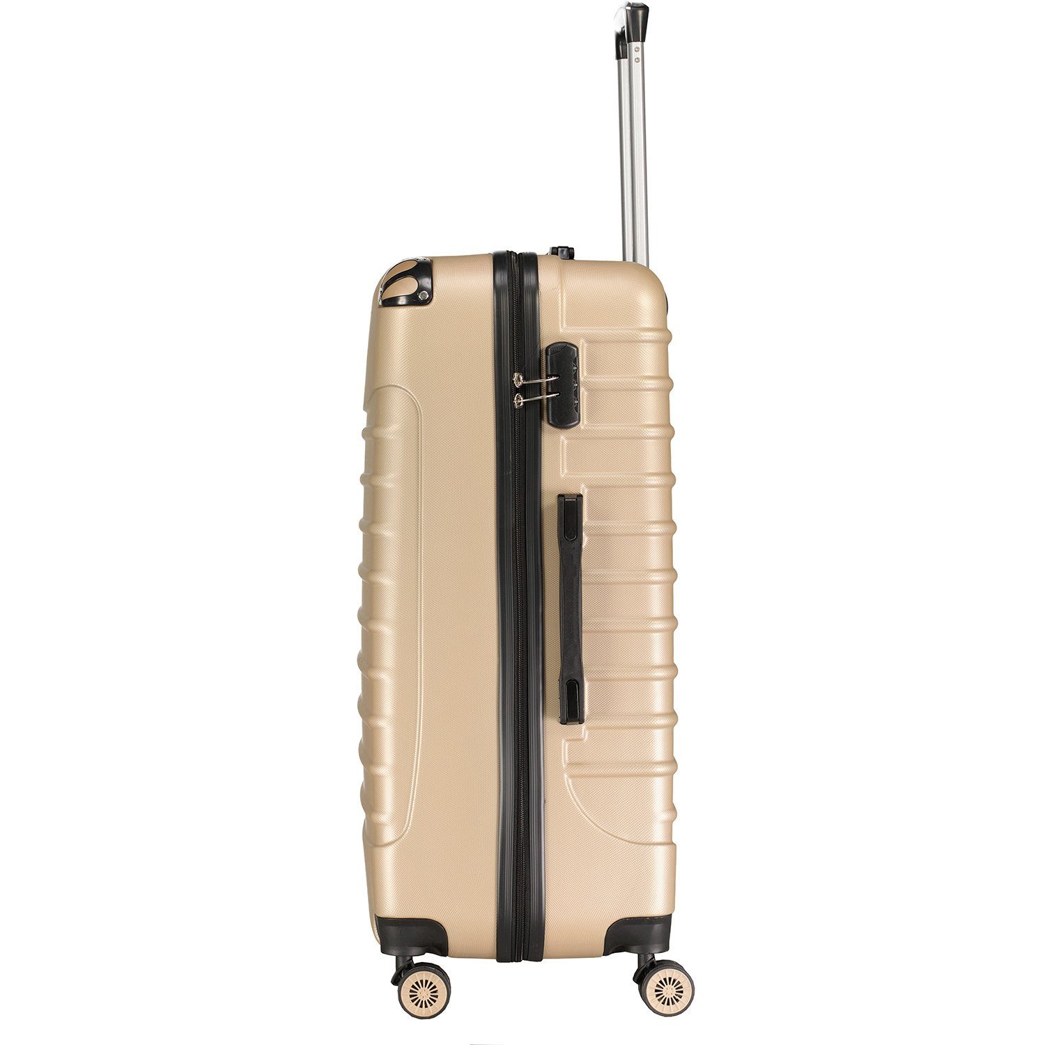 Geographical Norway Kofferset SHOCK Trolley Hartschalenkofferset 3-tlg Koffer & Reisegepäck, 4 Rollen, (Set, 3 tlg., 2606 Hartschale Trolley), Reisekoffer