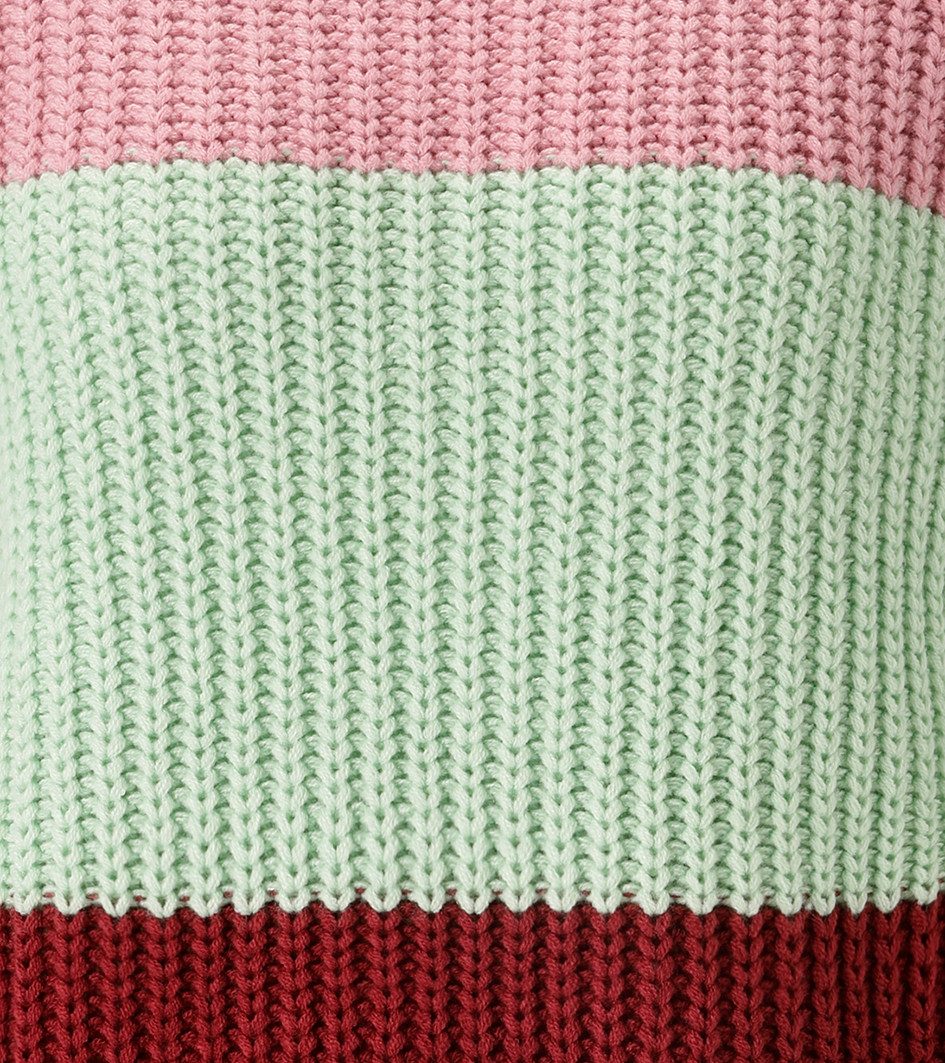 Aniston CASUAL Strickpullover im trendfarbigen Color-Blocking