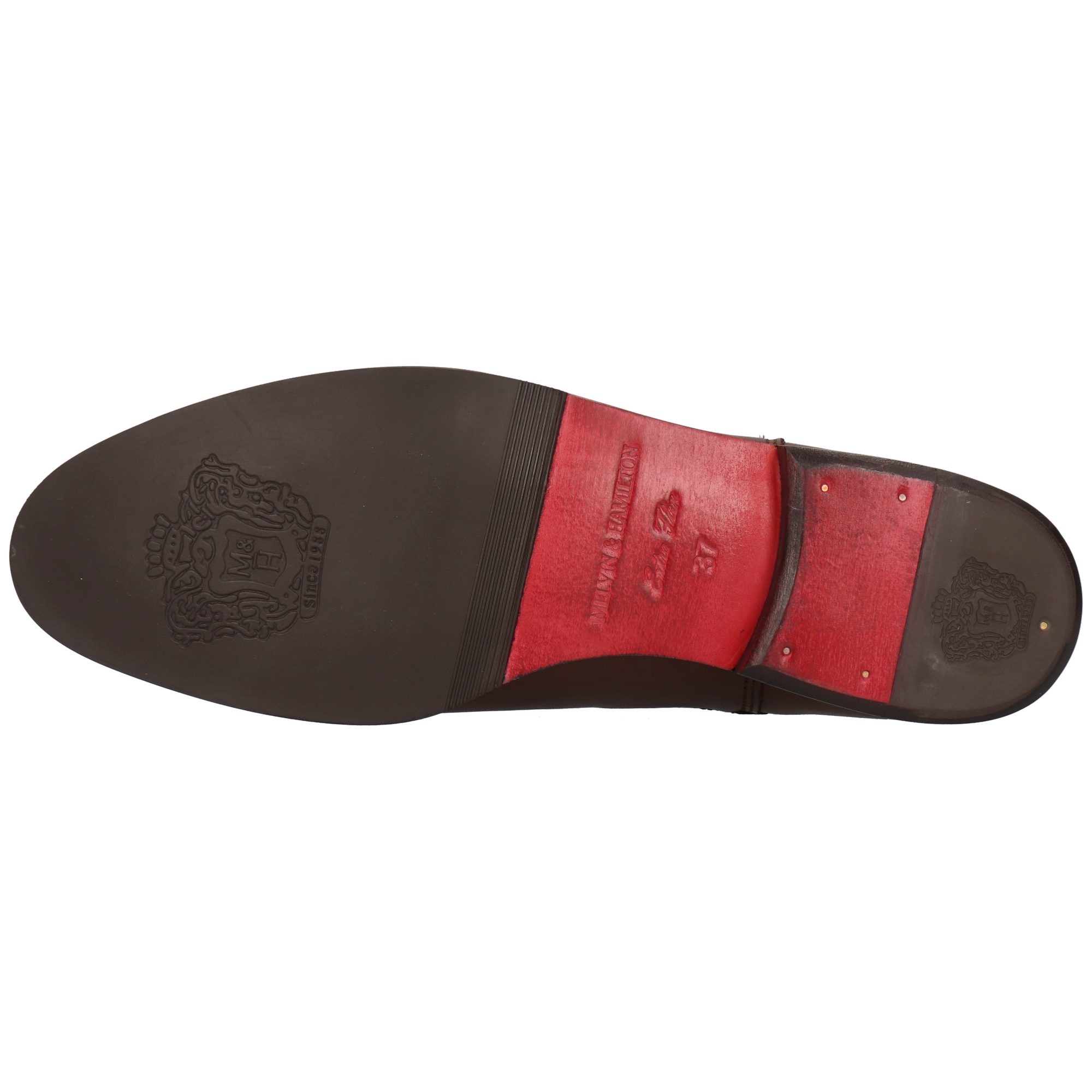 Melvin & Hamilton Susan 100 Leder-Chelsea Boots für Damen Stiefelette Flache Absätze, Echtes Leder