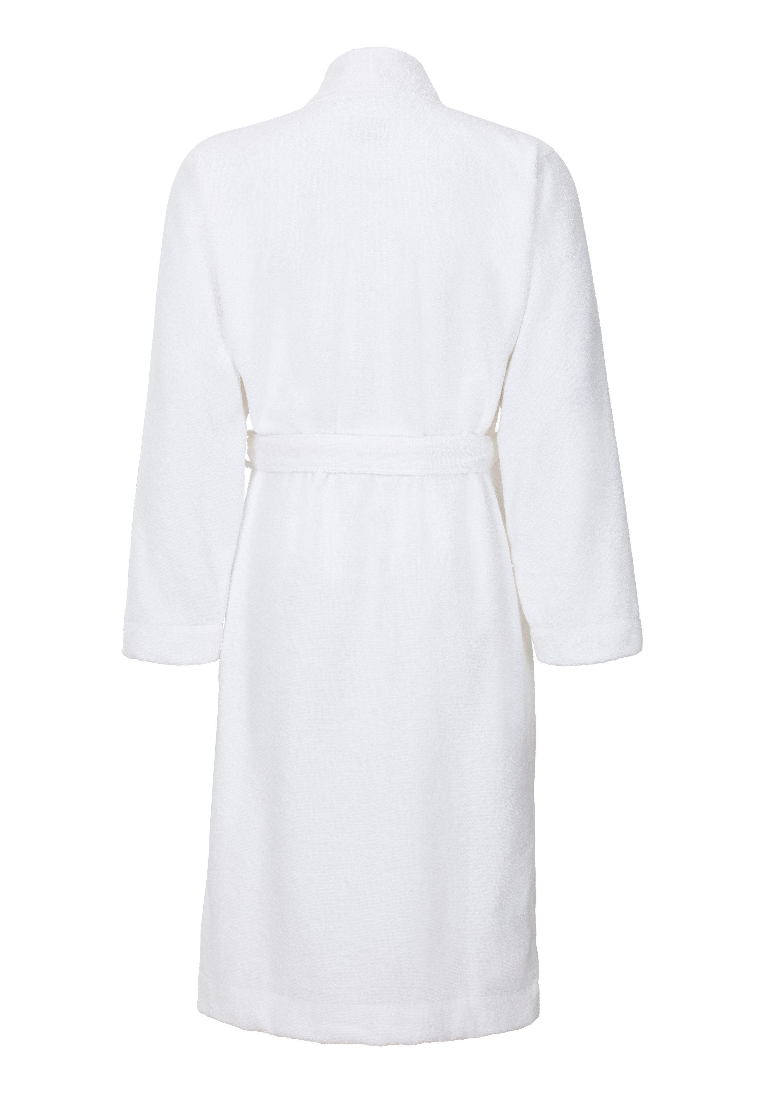 HUGO Bademantel Terry Gown, Midilänge, Baumwolle, günstig online kaufen