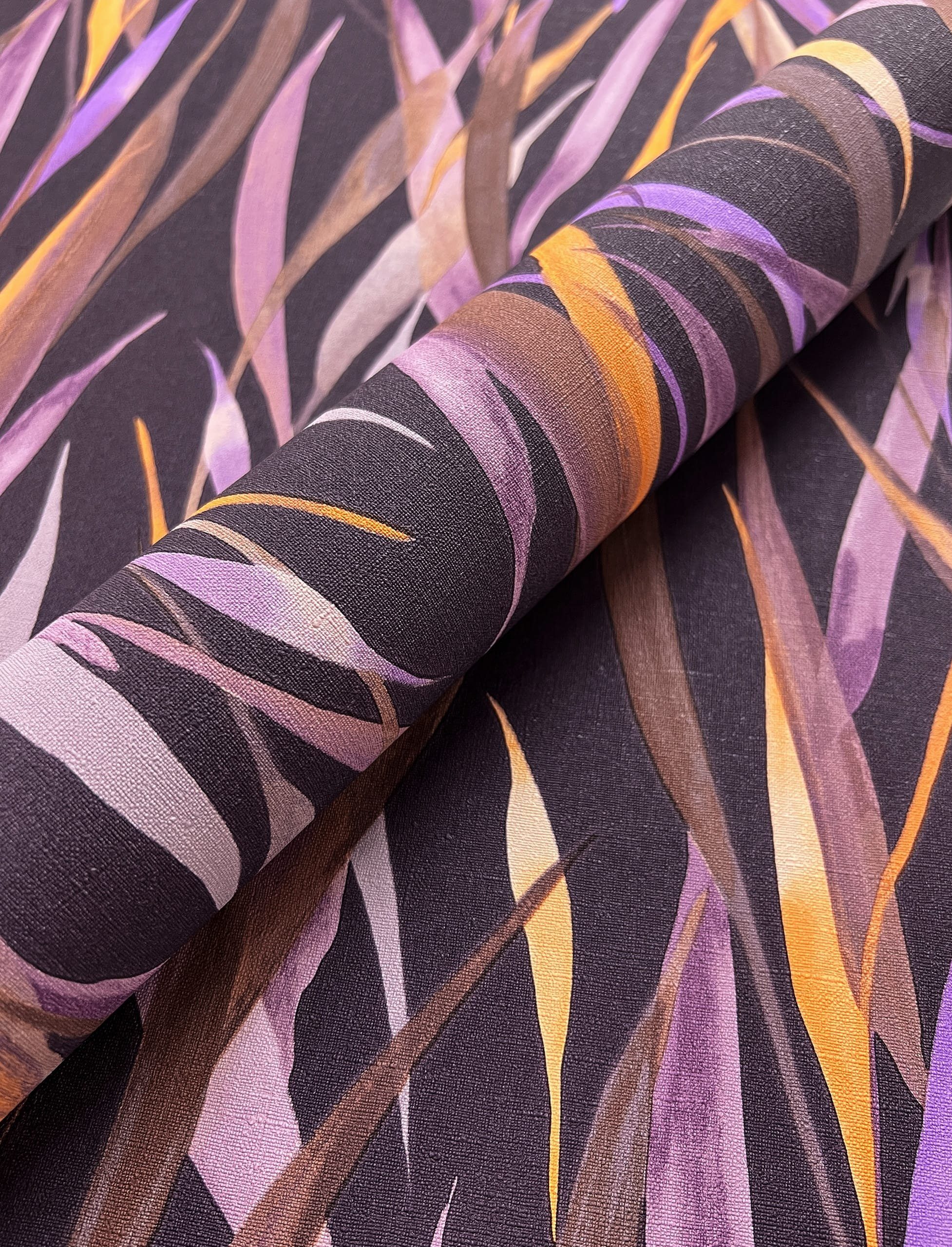 Newroom Vliestapete Phelan Violett Tapete Mustertapete Pflanzen,Grashalme,G günstig online kaufen