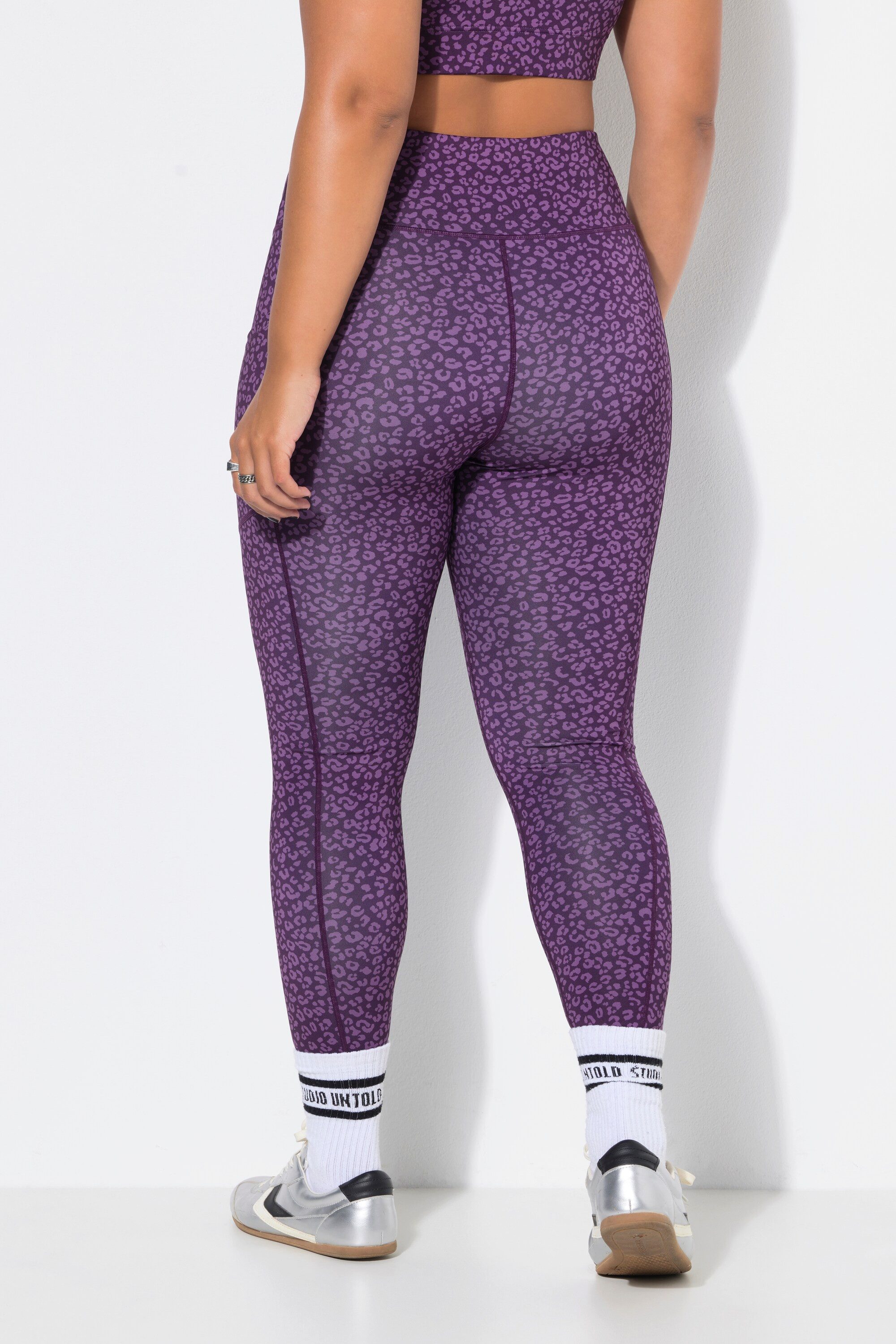 Studio Untold Leggings Sport-Tights knöchellang Leo High Waist