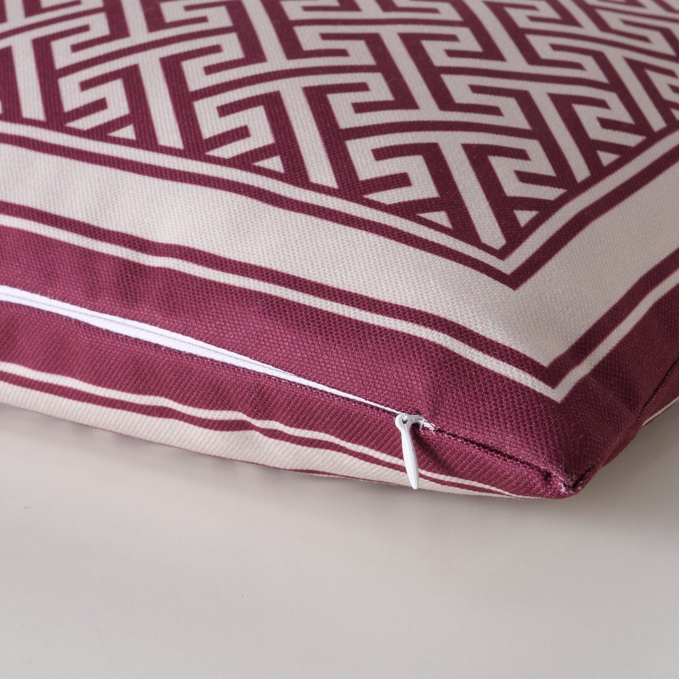 BOLTZE Dekokissen Kissen Palazzo mit abstraktem Ornament-Design 45x45 cm