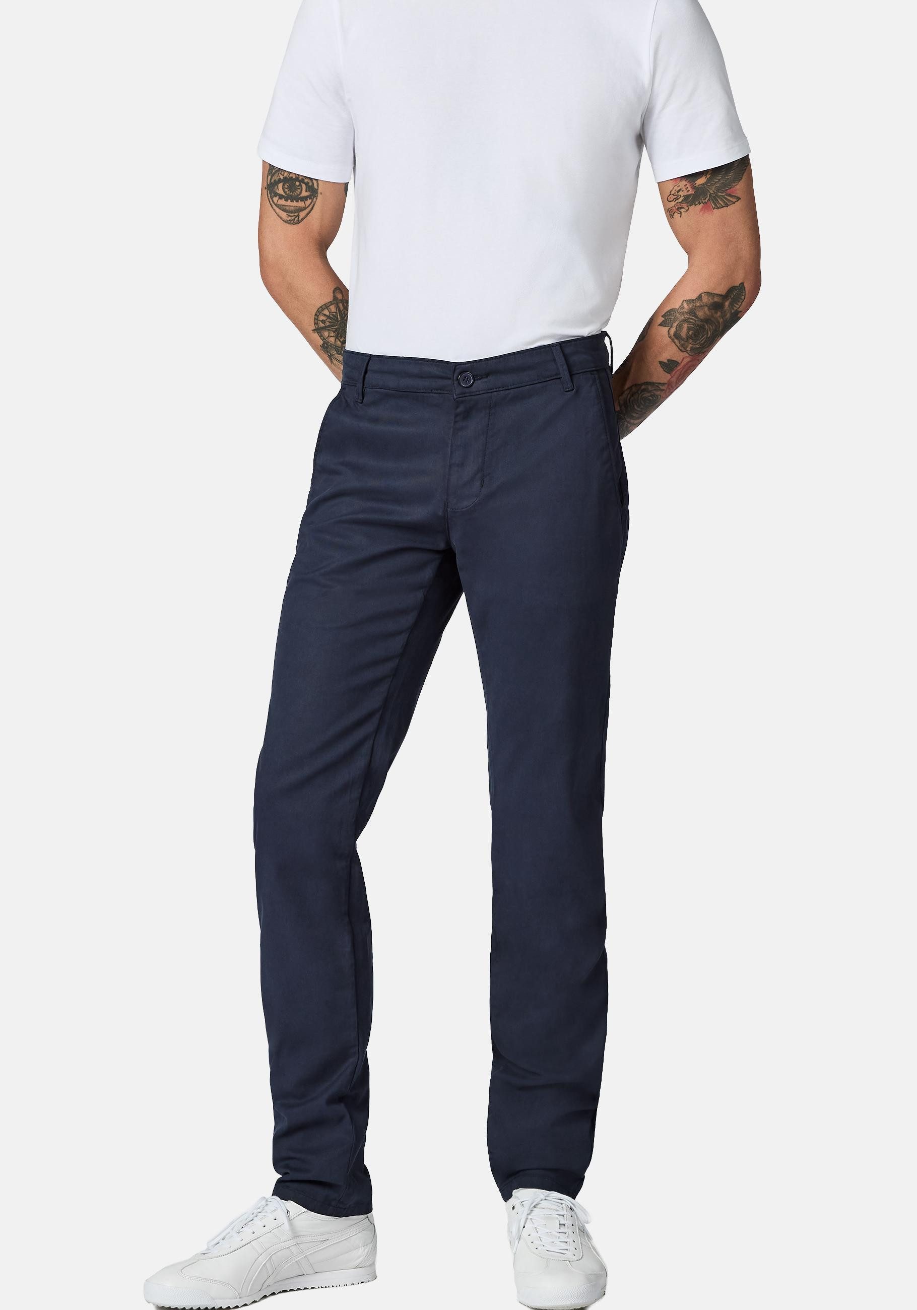 PEAK TIME Chinohose Astron Elegante Herrenhose mit Bio-Baumwolle