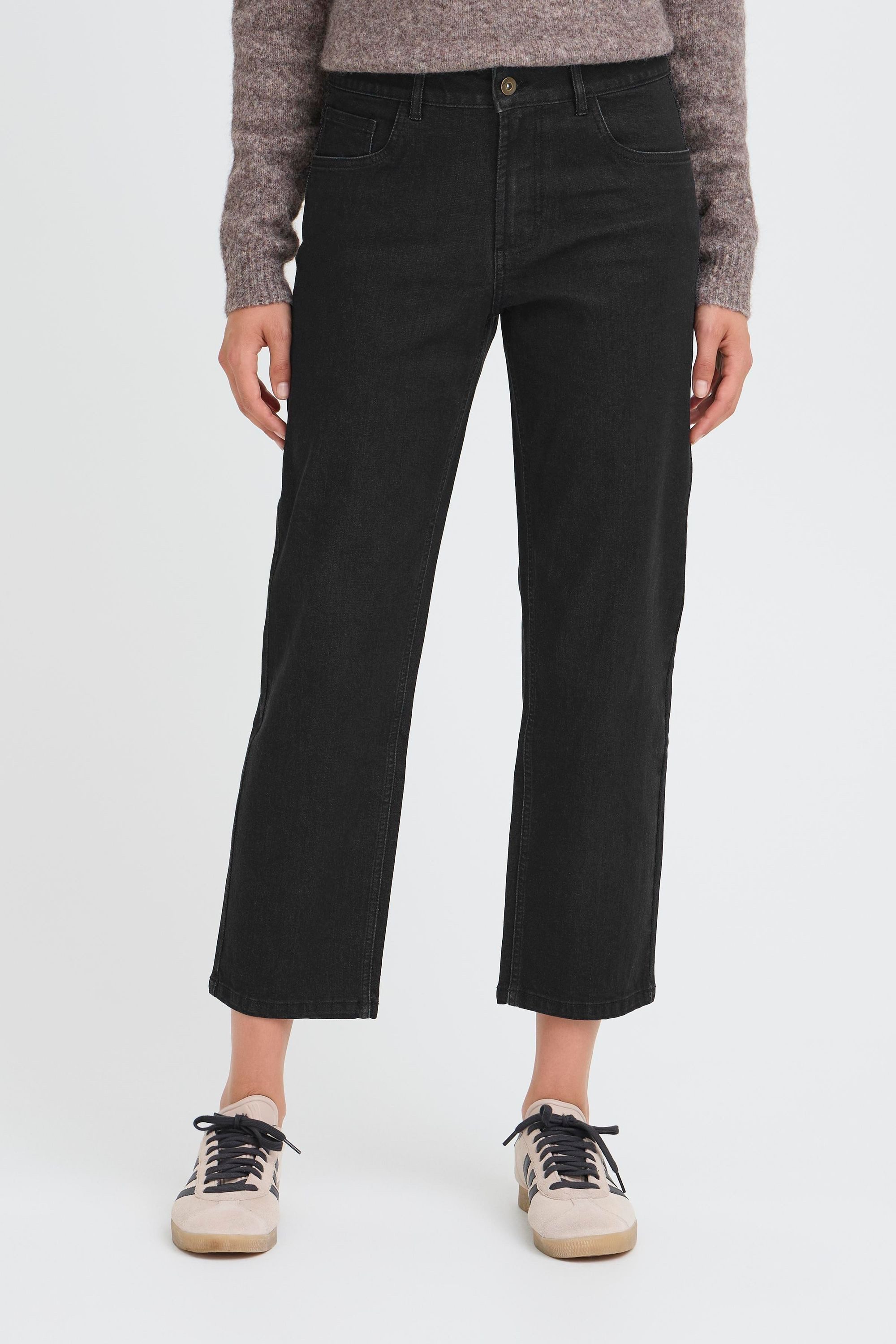 OXMO Mom-Jeans OXHelle Jeanshose im kurzen Schnitt