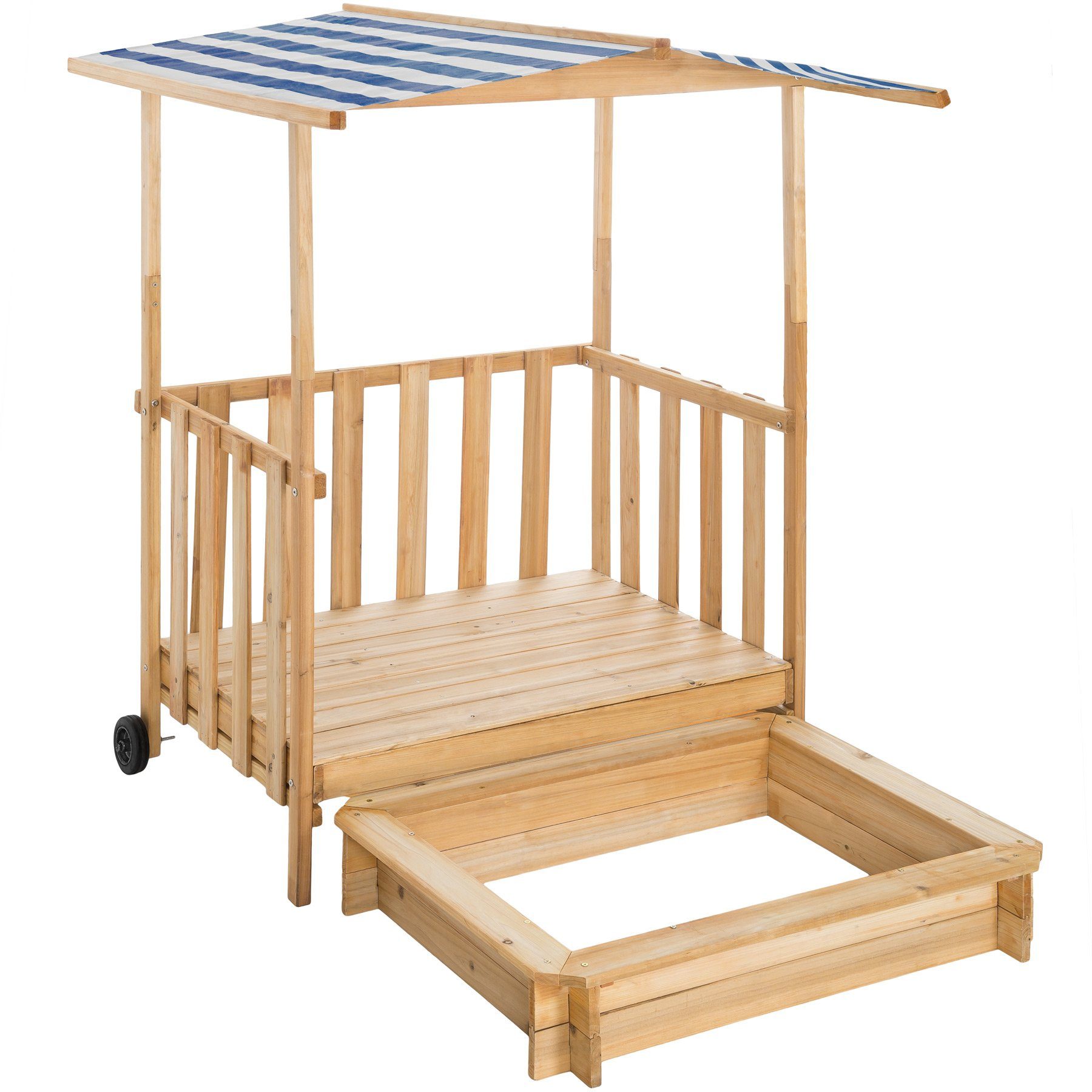tectake Sandkasten »Sandkasten und Spielveranda mit Dach« online kaufen