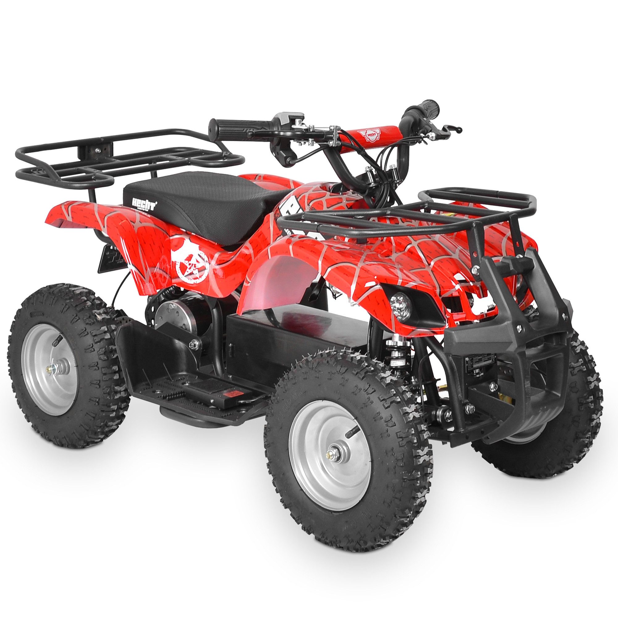 Hecht Elektro-Kinderquad 1000W bis 25 km/h 36V/12Ah Akku, Belastbarkeit 65 kg, Scheibenbremsen, Einstellbare Federung