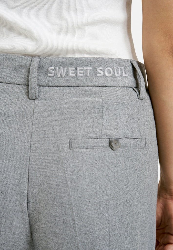Smith & Soul Chinos WIDELEG PANTS MID GREY günstig online kaufen
