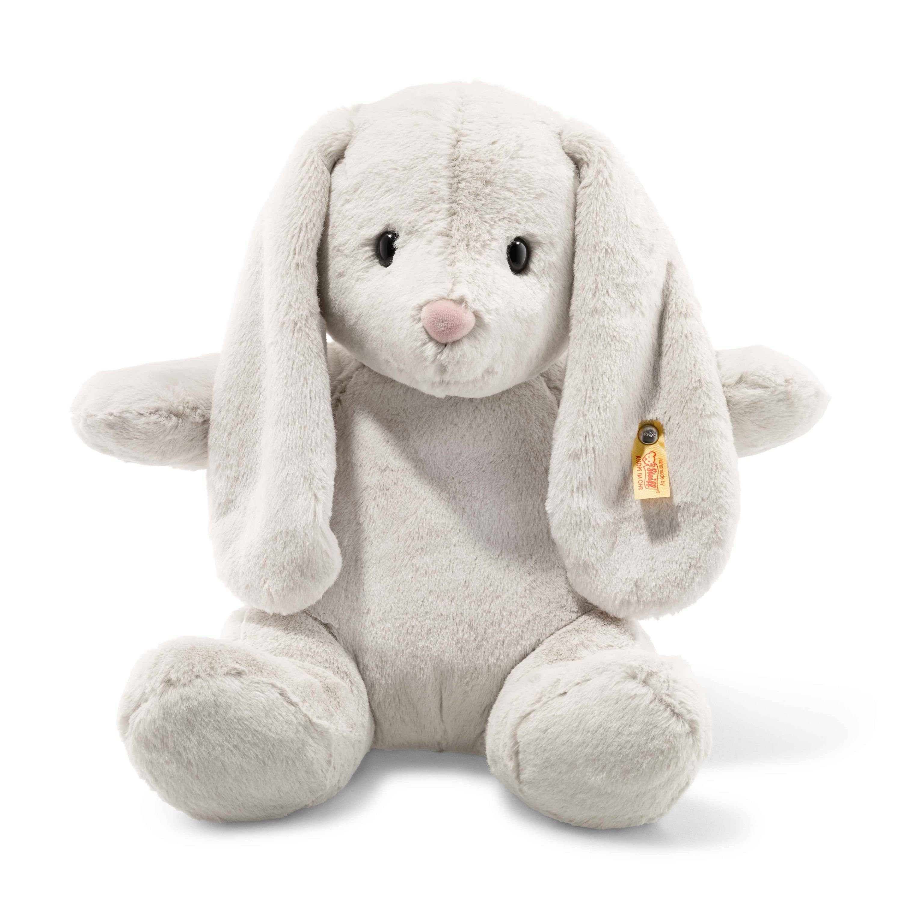 Kuscheltier Steiff Kuscheltier weich Soft Cuddly Friends Hoppie Hase, hellgrau