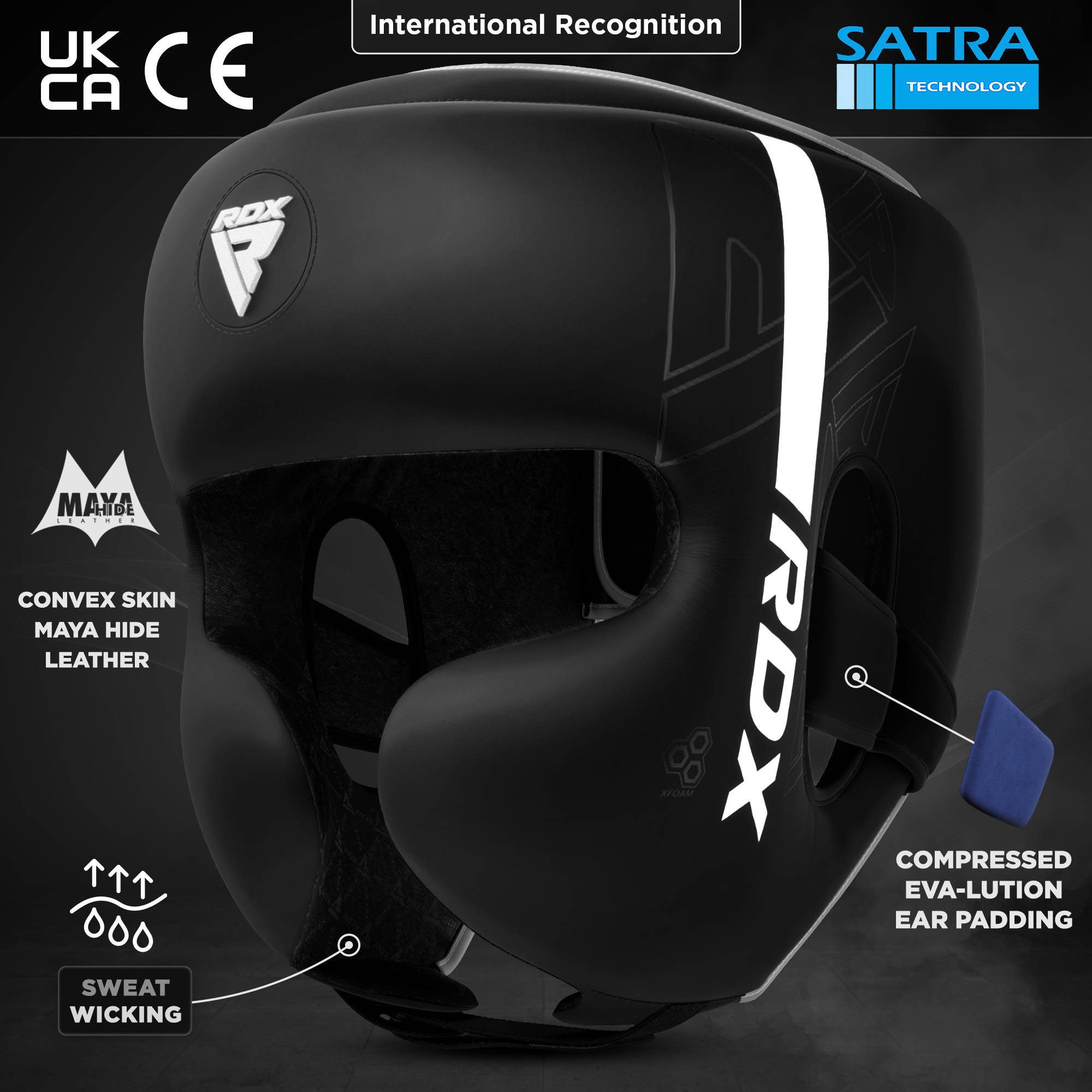 RDX Sports Kopfprotektor RDX Kopfschutz Boxen für Kickboxen