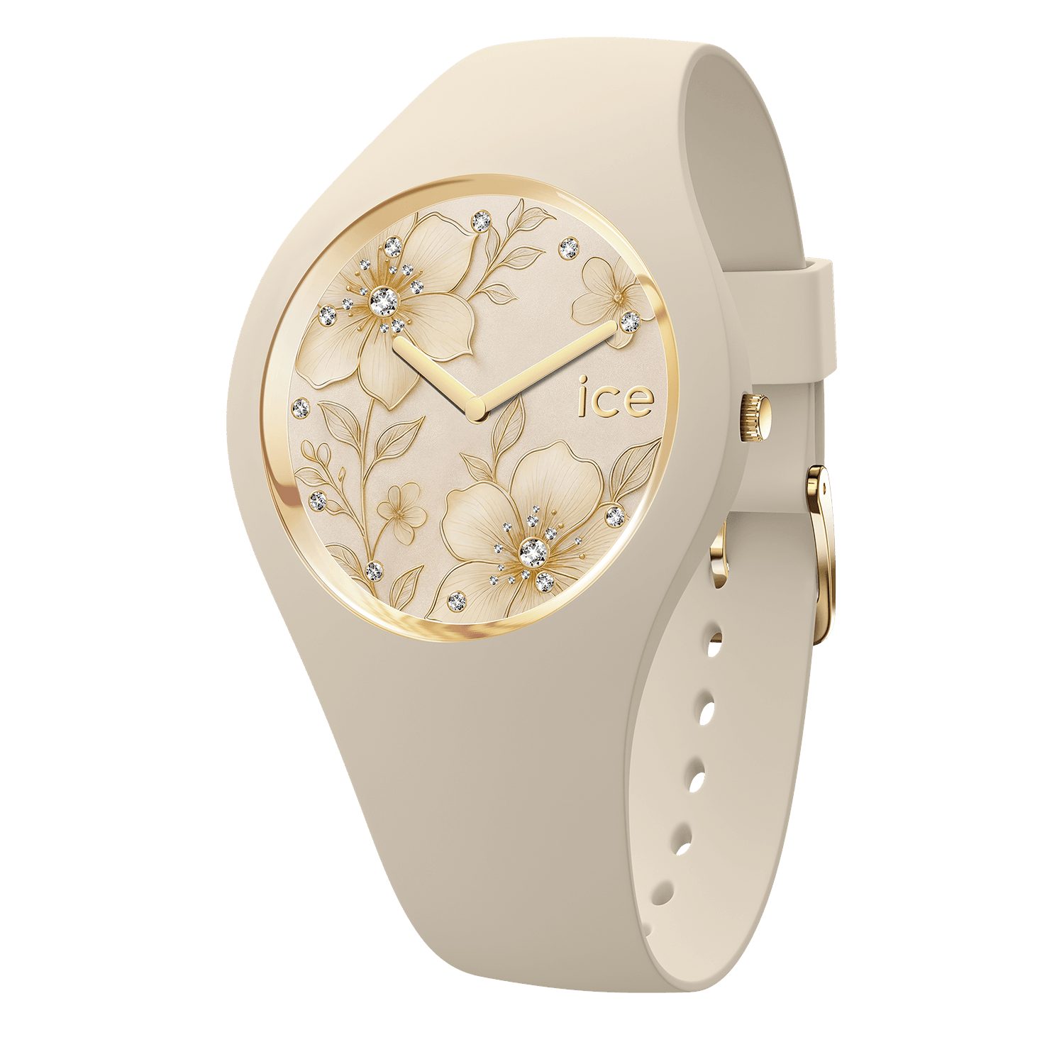 ice-watch Quarzuhr ICE flower 025898, Armbanduhr, Damenuhr, Silikonarmband, analog