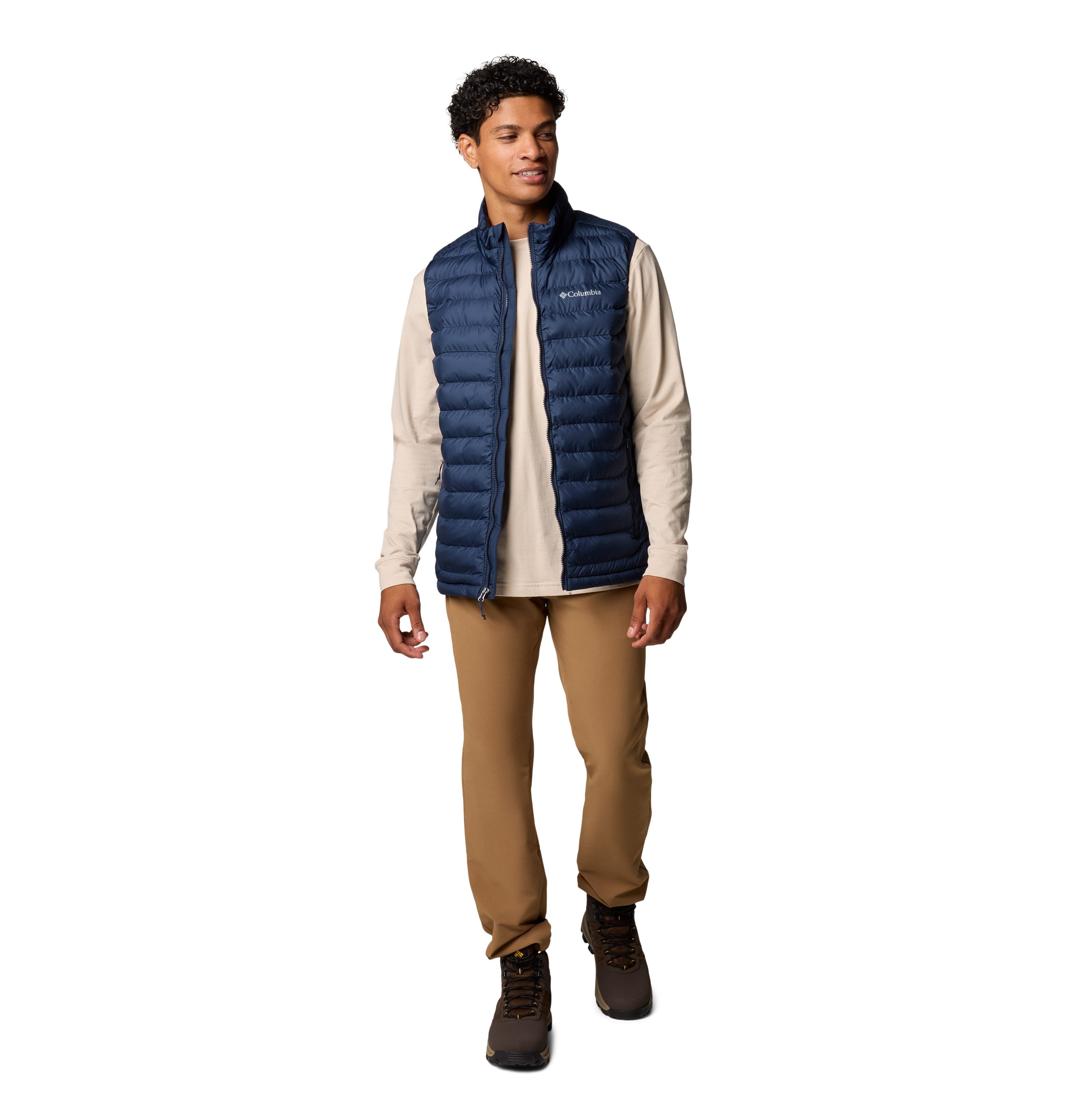 Columbia Steppweste Powder Lite II Vest mit Innentasche und Reißverschlusstaschen, wasserabweisend