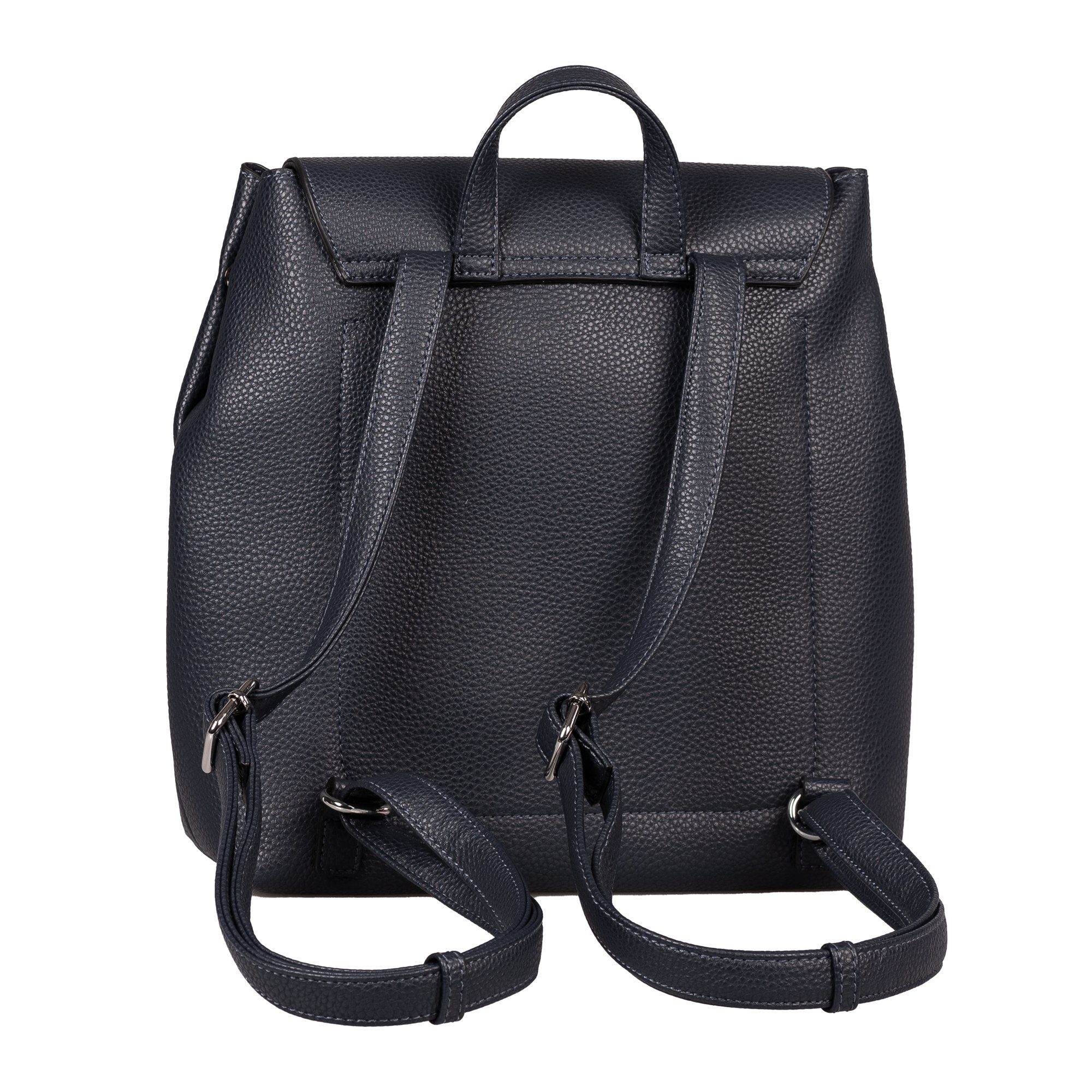 TOM TAILOR Rucksack Elis, aus weich gekörntem Lederimitat und feinem Logo