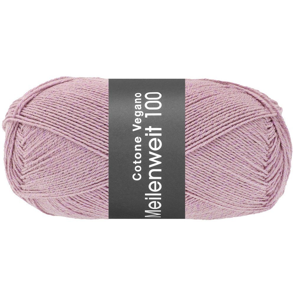 LANA GROSSA MEILENWEIT COTONE VEGANO Häkelwolle, 420 m (vegane 4-fach Sockenwolle ganz ohne tierische Fasern), 100 g