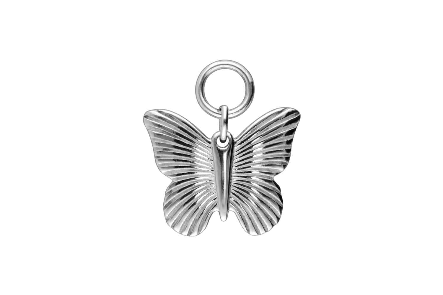 Piercing-Set Titan Anhänger für Clicker SCHMETTERLING