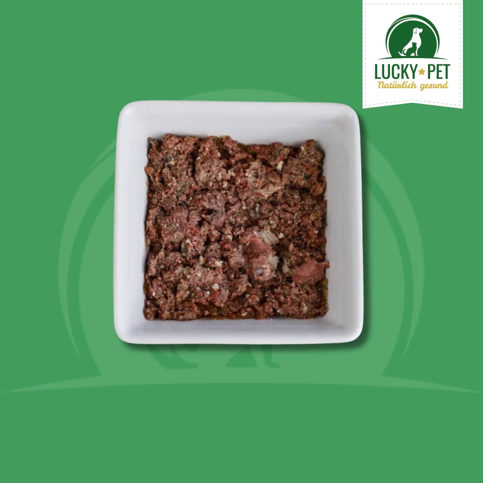 Lucky-Pet Lucky-Pet Pures Rindfleisch 800 g, Nassfutter für: Hunde