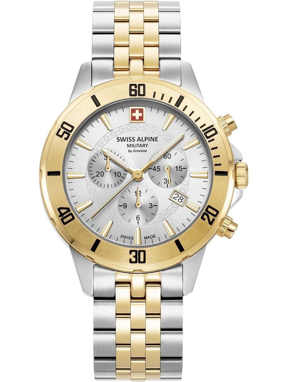 Swiss Alpine Military Chronograph Schweizer Alpen-Militärmodell 7024-9142