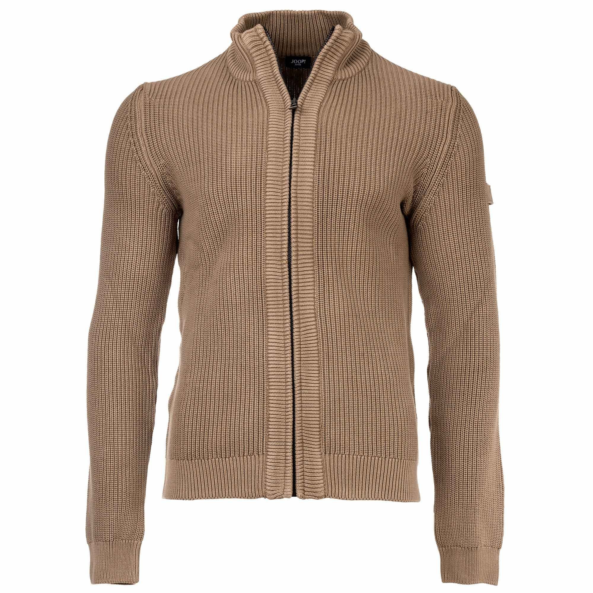 Joop Jeans Sweatshirt Herren Strickjacke Baumwolle günstig online kaufen