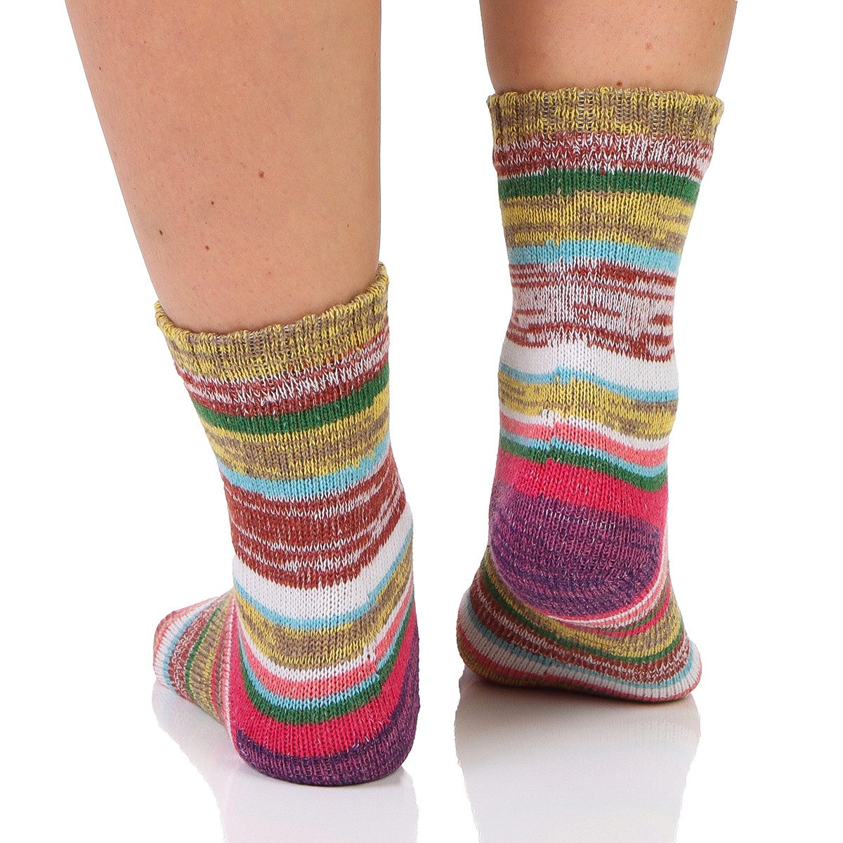 simaranda Norwegersocken Damen Kinder Socken bunt 206 35-38 Bunt Gemischt 3 Paar (3-Paar) – Bild 5 von 5