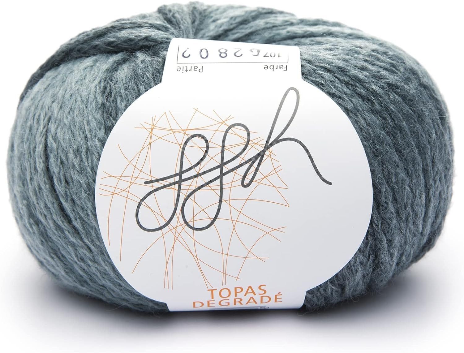Häkelwolle Topas Degradé Strickgarn Wolle mit Farbverlauf, 50g