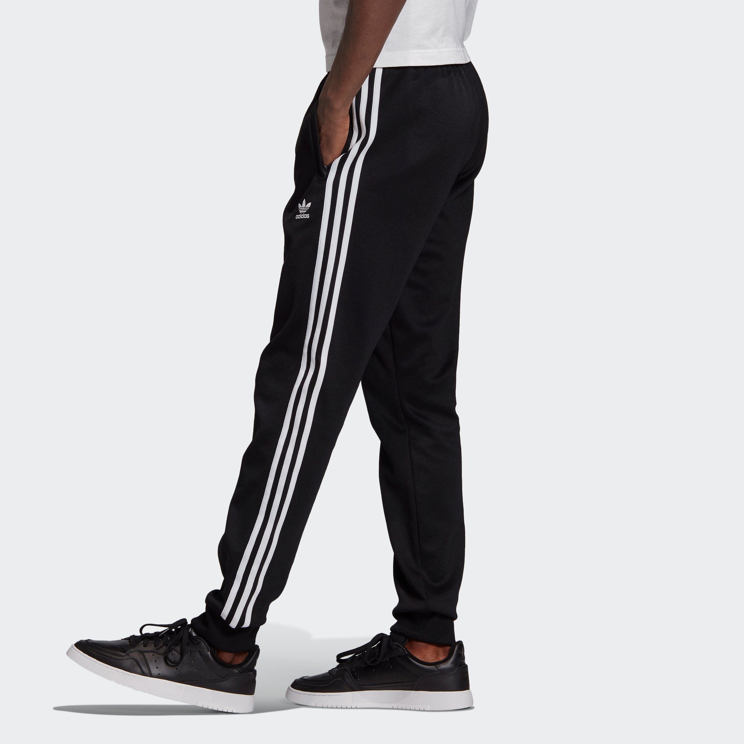 Jogginghose BLACK/WHITE Originals ADICOLOR (1-tlg) SST CLASSICS adidas