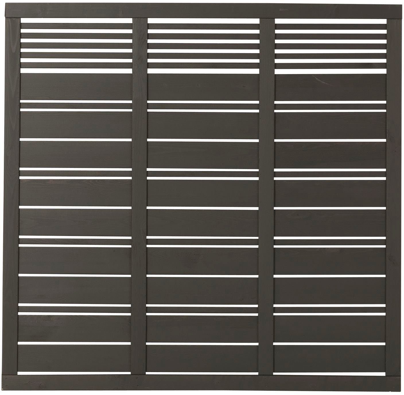 PLUS Sichtschutzelement Silence, (Set), Höhe: 170 cm, Gesamtlänge 5,64 bis 13,04 m, zum Einbetonieren