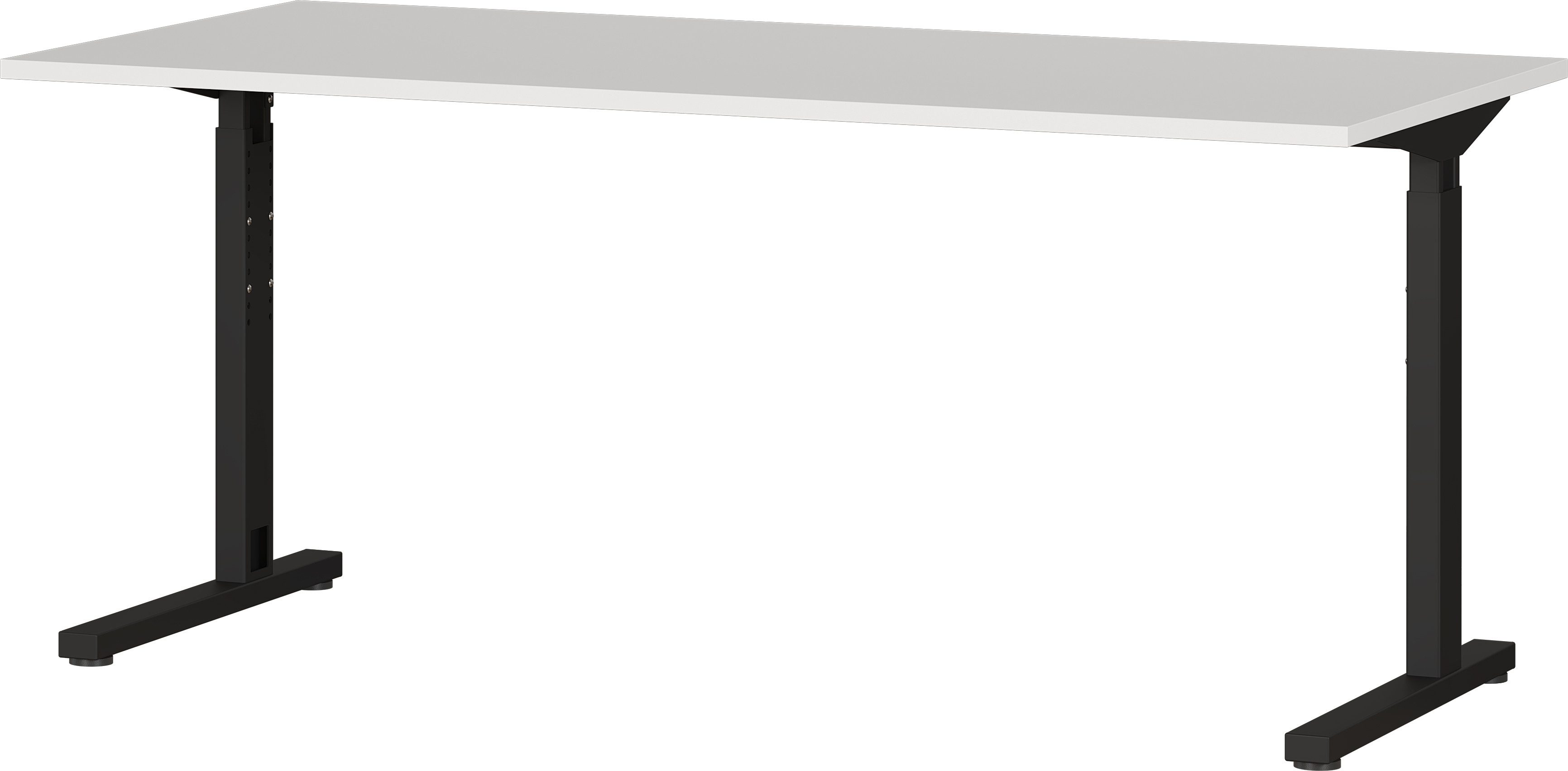 GERMANIA Schreibtisch GW-Profi 3.0, höhenverstellbar (70- 80 cm), in 2 Breiten, Made in Germany