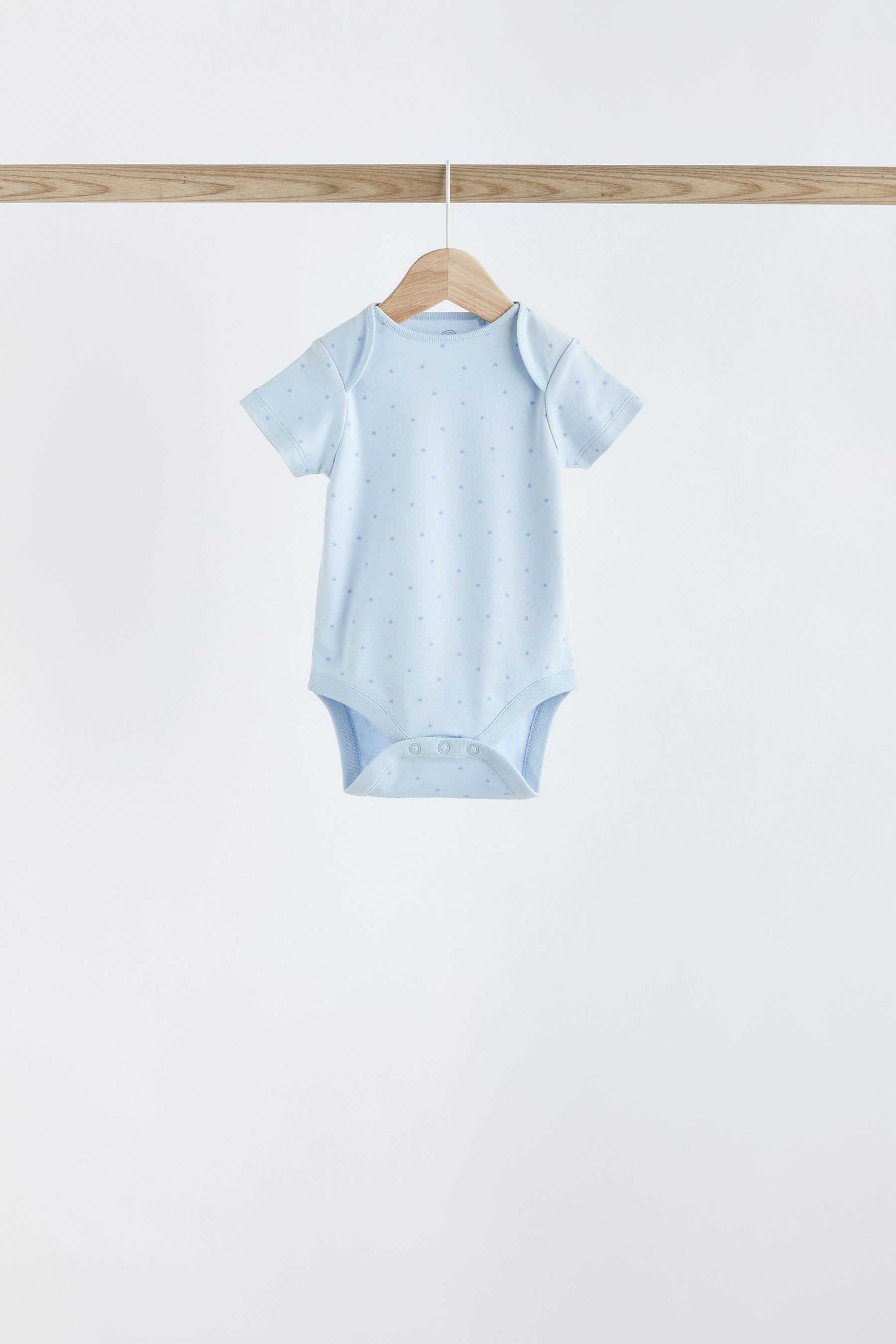 Next Kurzarmbody Kurzärmelige Baby-Bodys mit Bärendesign, 5er-Pack (5-tlg)