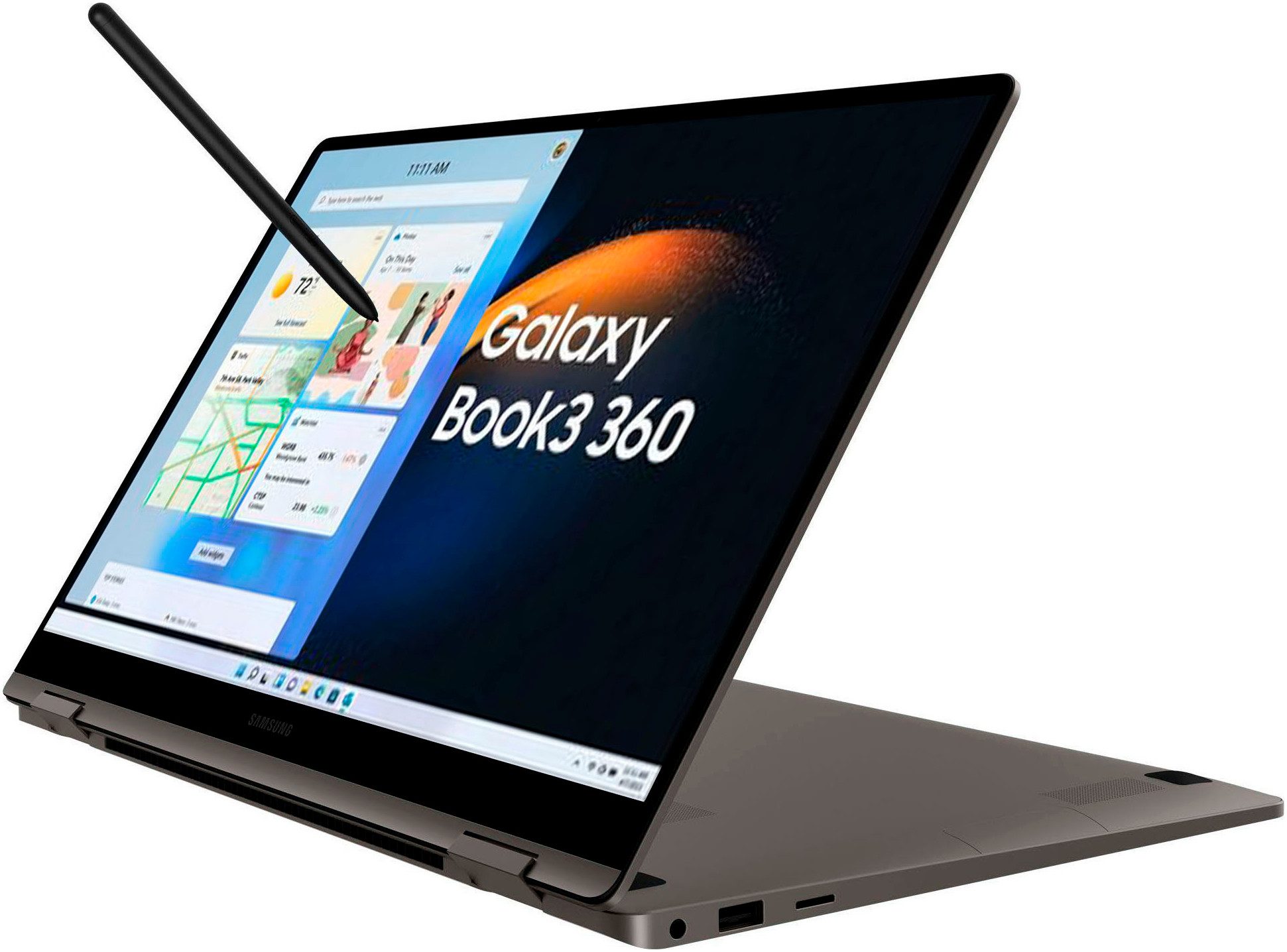 Samsung Galaxy Book3 360 Convertible Notebook (33,78 cm/13,3 Zoll, Intel Core i5 1340P, Iris Xe Graphics, 256 GB SSD)