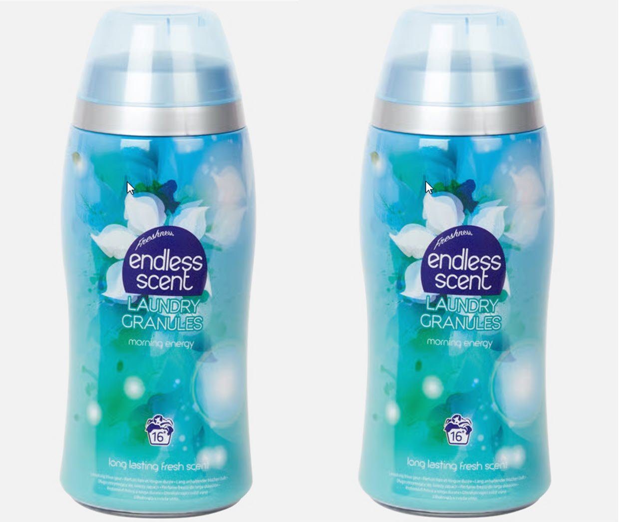 Wäscheparfüm 2 Flaschen Endless Scent Waschparfüm je 275 g Wäschegranulat