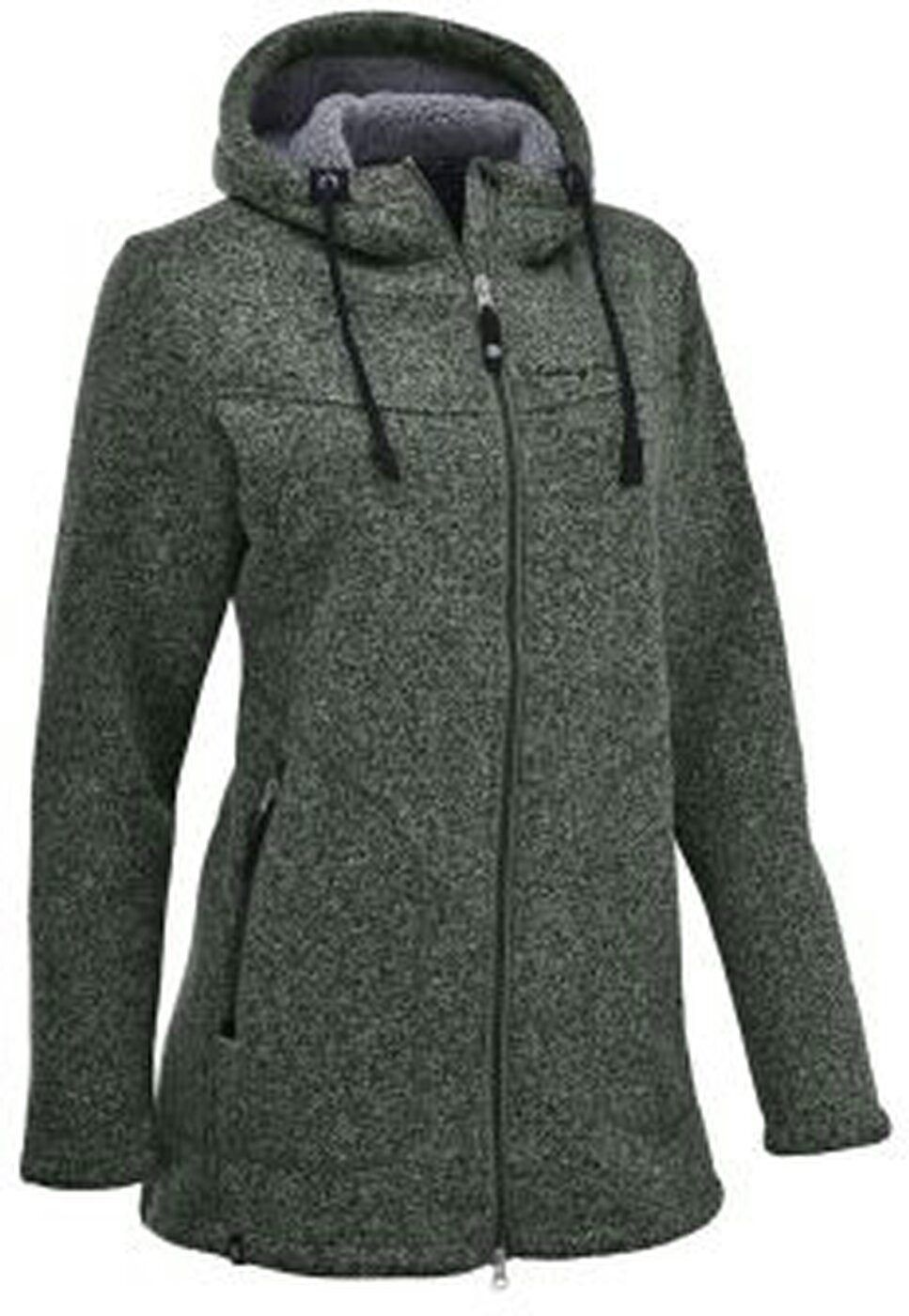 Maul Funktionsjacke Wilde Kaiserin - Strickfleece FOREST GREEN