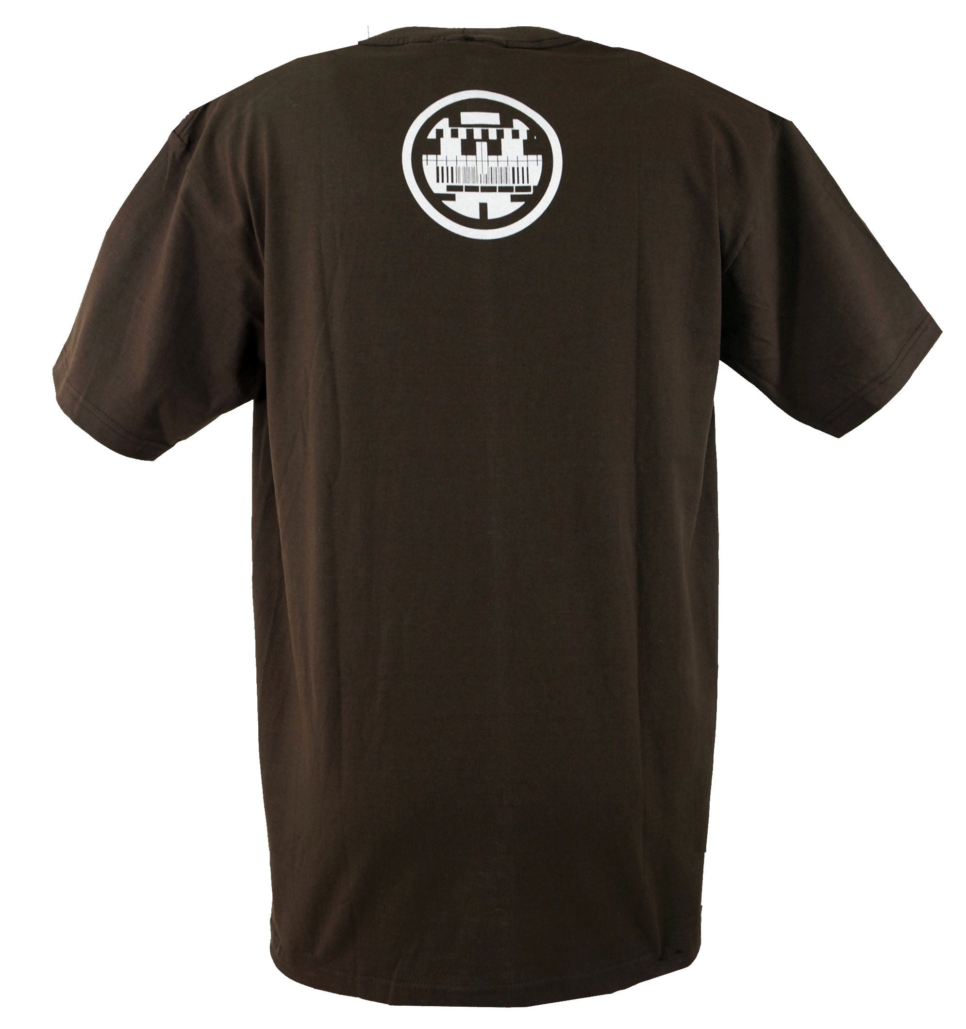 T-Shirt alternative Retro Art Bekleidung Guru-Shop - braun T-Shirt Fun `Testbild`