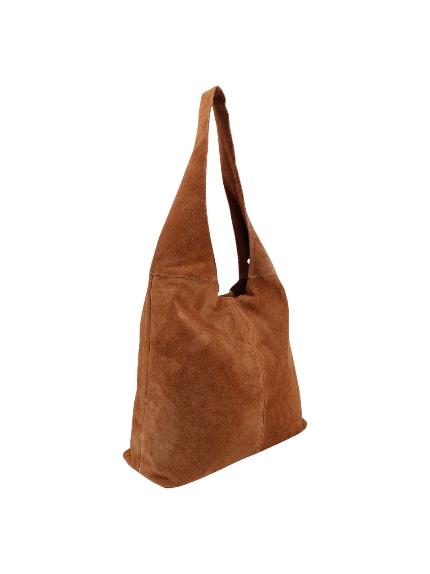 BRISE TASCHE Schultertasche Wildleder Shopper – große Damen Schultertasche, Veloursleder Tasche (Einzeln, 1x Wildleder Umhängetasche), Wildleder – Bild 5 von 5
