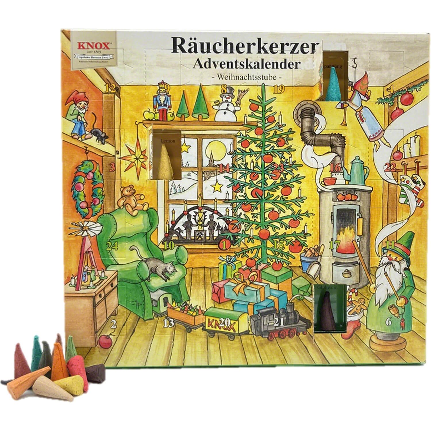 KNOX Фігурка курець Knox Räucherkerzen-Adventskalender (24cm) von Knox Räucherkerzen