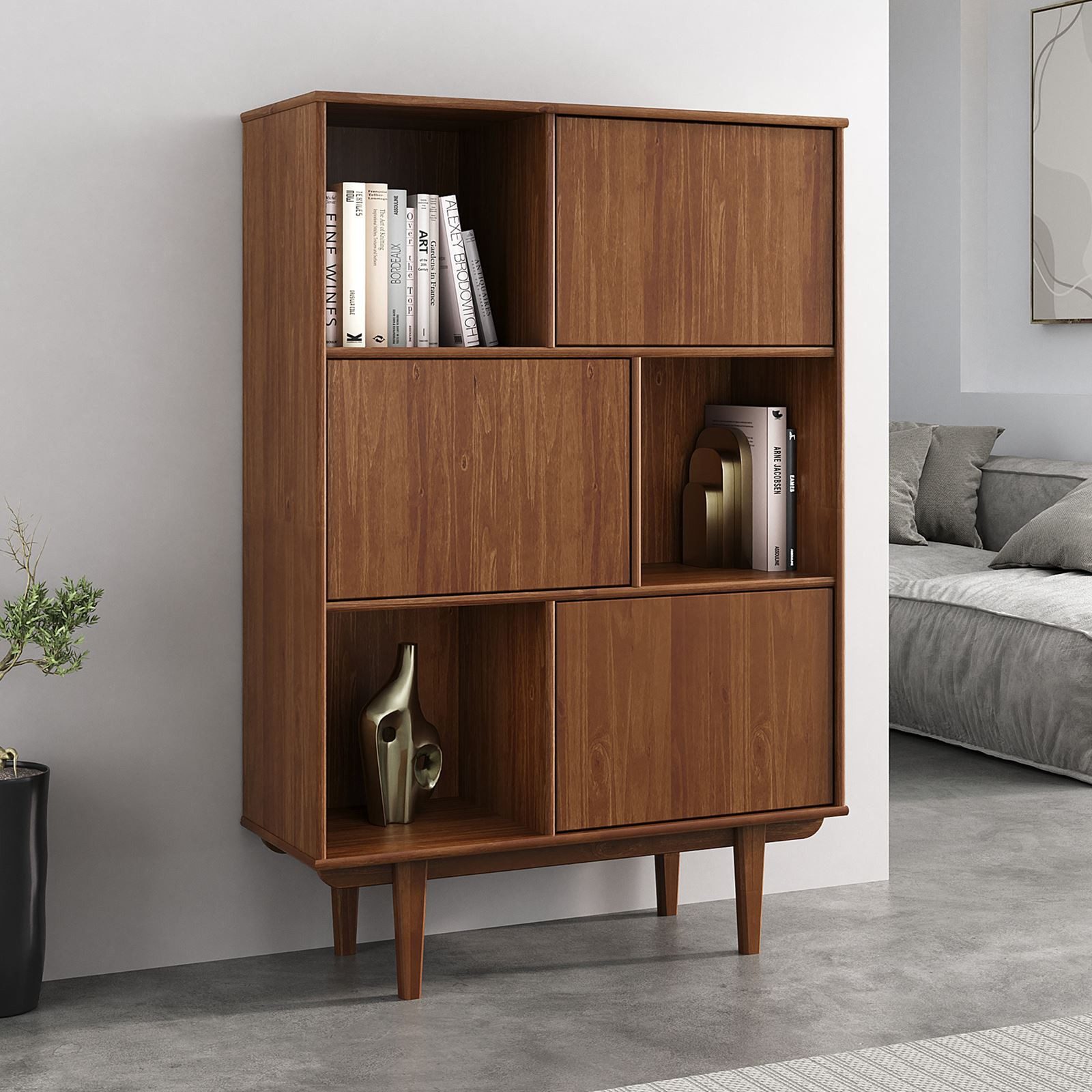 IDIMEX Highboard SIMONA, Wohnzimmerschrank offene Fächer günstig online kaufen