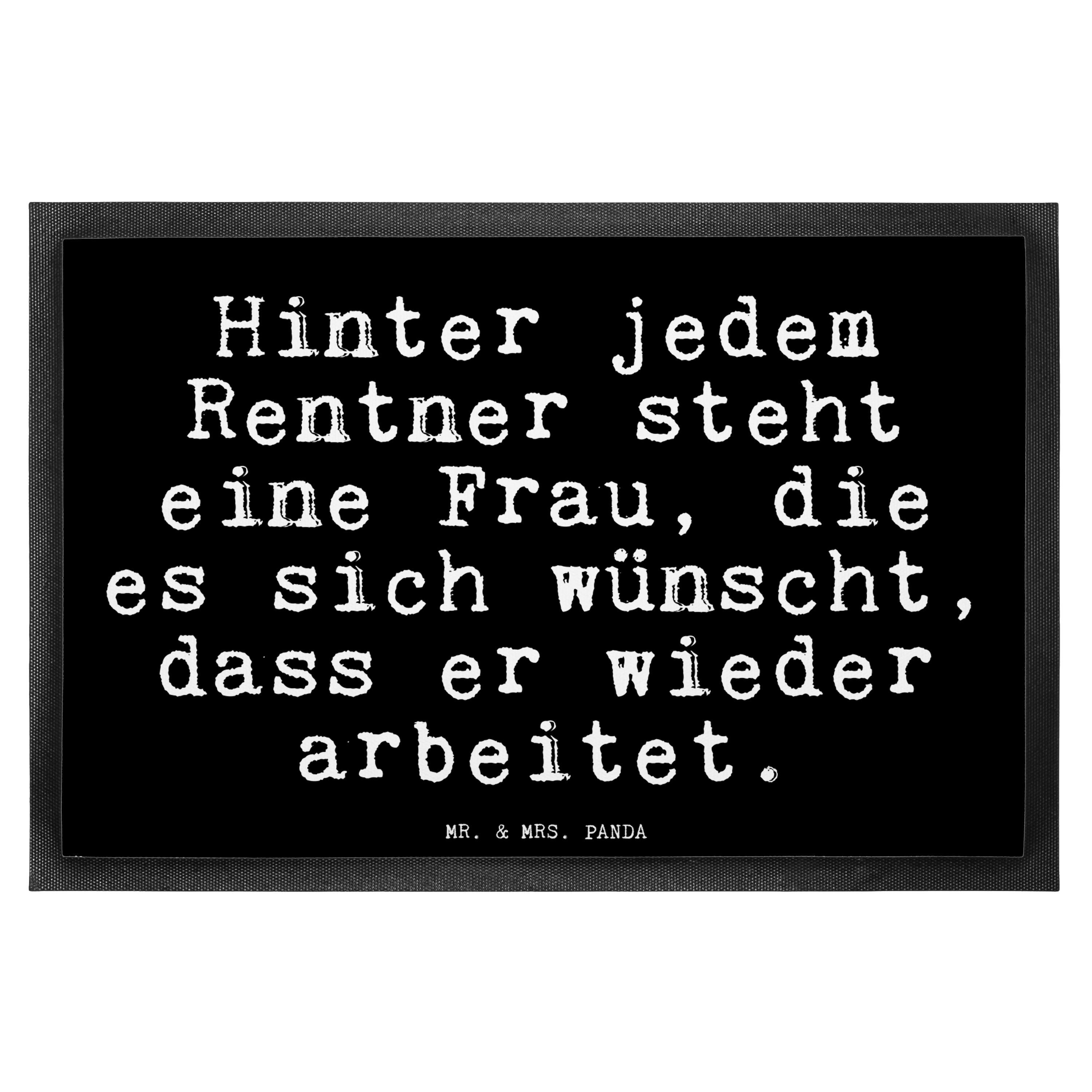 Fußmatte »Hinter jedem Rentner steht... Geschenk, Pensionierung