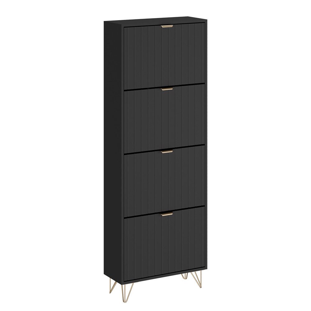 Vicco Schuhschrank Helge, Schwarz, 60 x günstig online kaufen