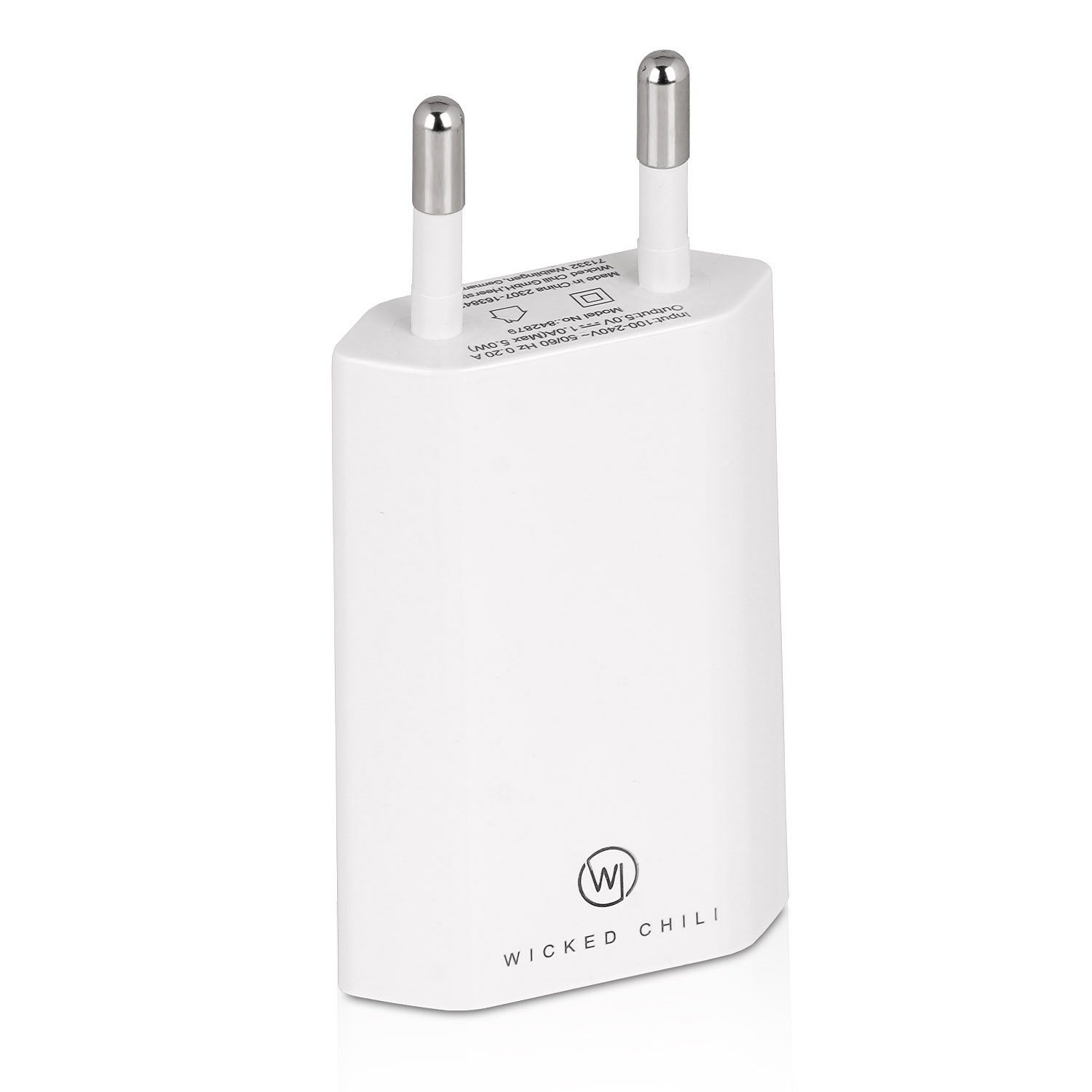 Wicked Chili 5W USB Power Adapter für Apple Watch Series 6 SE 5 4 3 Steckernetzteil