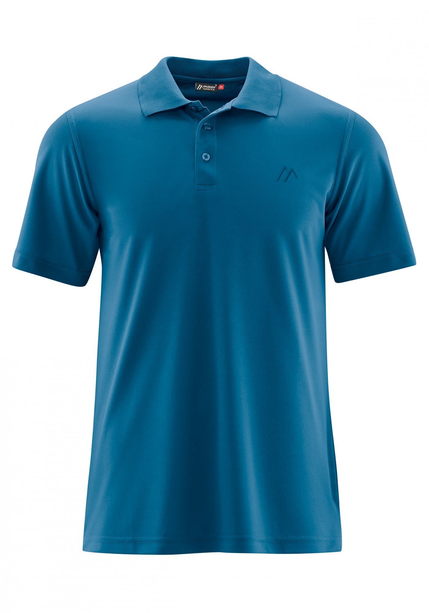 Polo-Shirt Wandern für Freizeit mit und Herren Bequemes Sports Ulrich Wandershirt, bequemes Freizeit, Funktionsshirt Poloshirt und für Wandern Maier Rippkragen