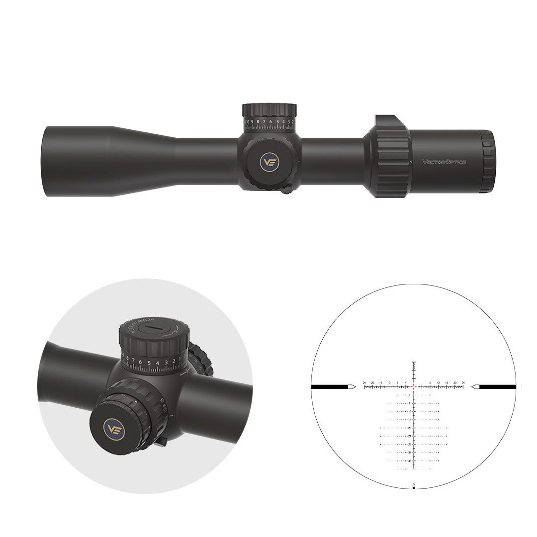Vector Optics Vector Optics SCFF-50 Taurus 4-16x44 HD MOA Zielfernrohr (Ideal für Jagd, Sport und Airsoft)